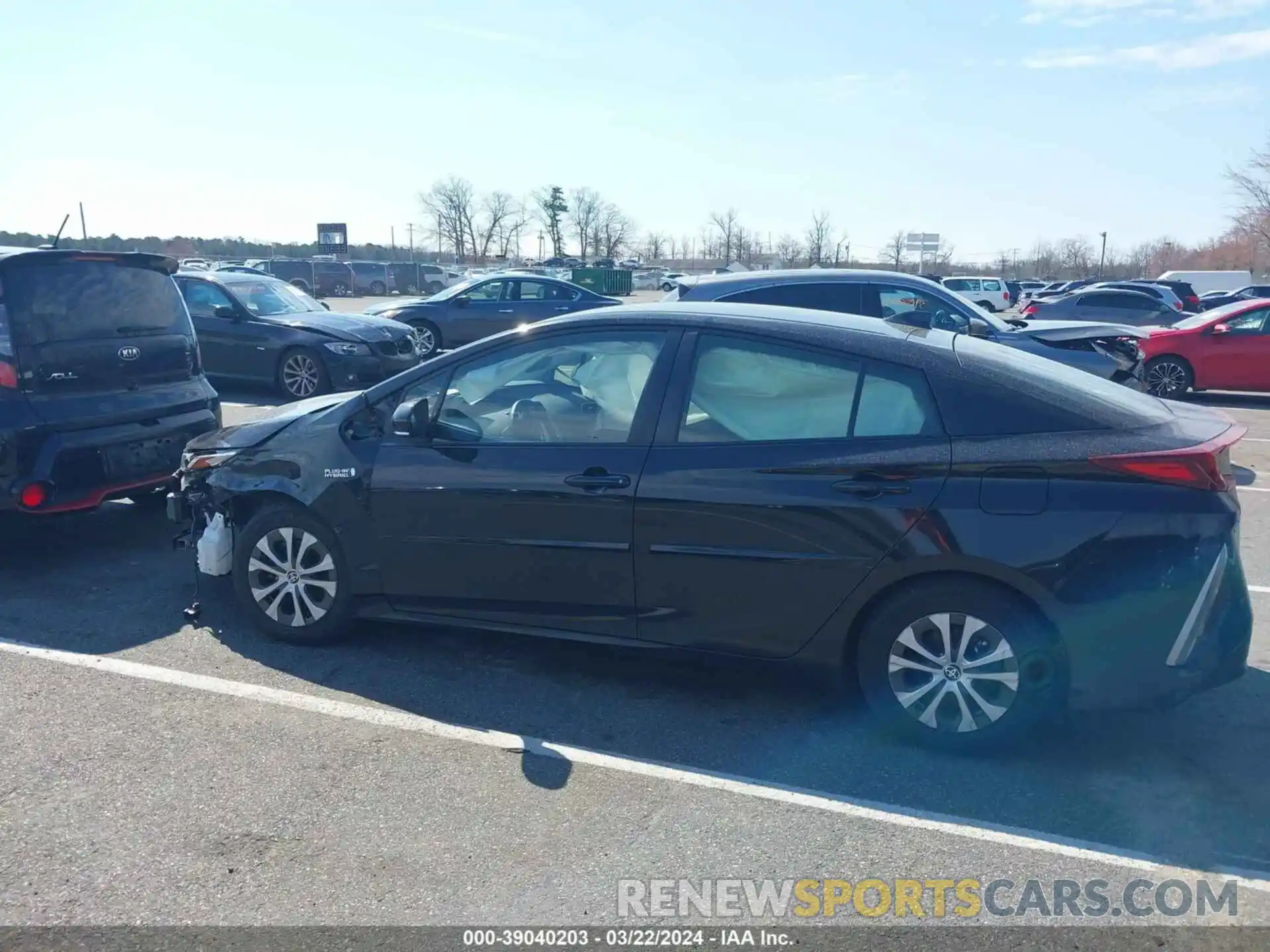 14 Photograph of a damaged car JTDKAMFP7N3210327 TOYOTA PRIUS PRIME 2022