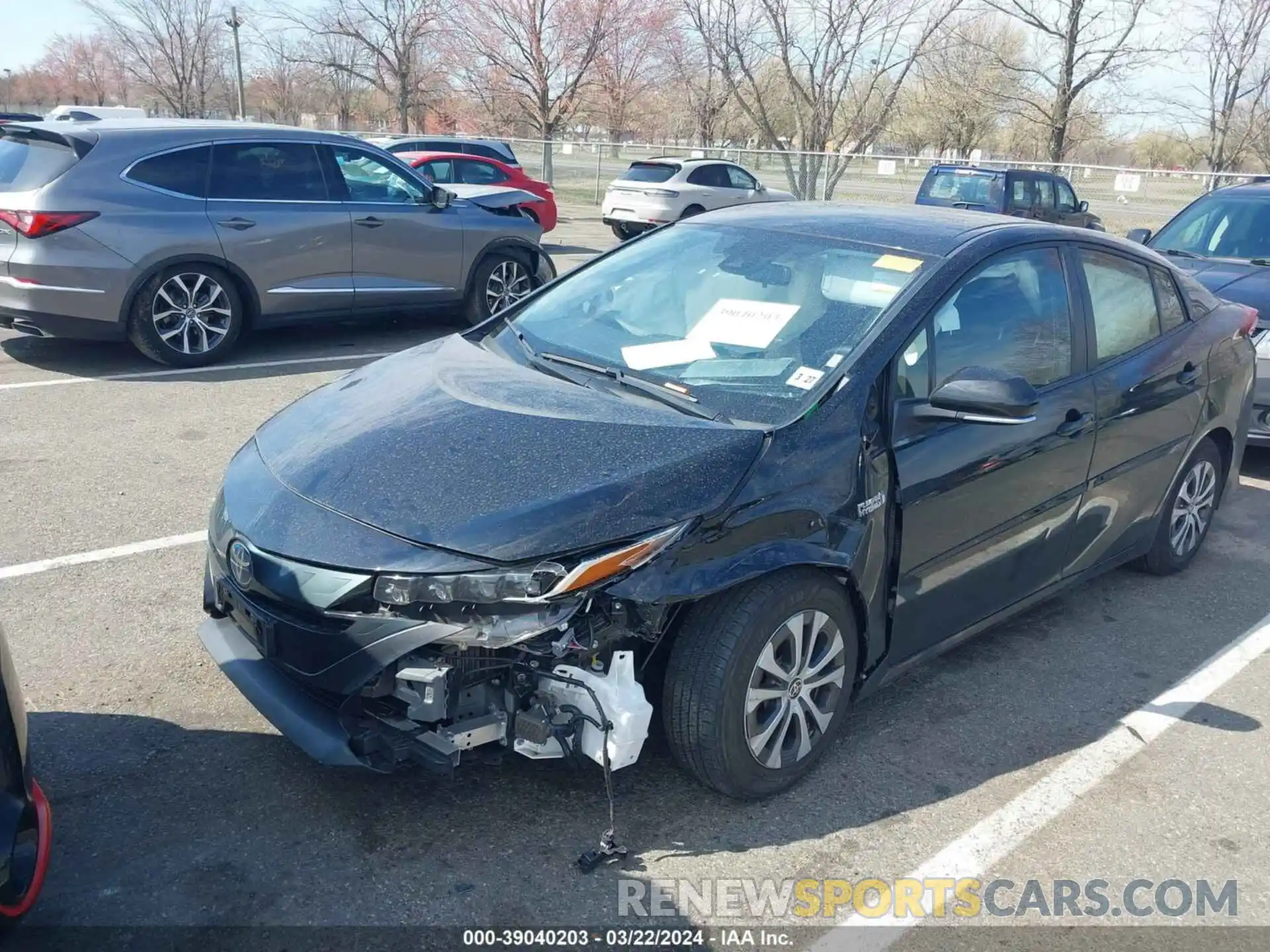 2 Photograph of a damaged car JTDKAMFP7N3210327 TOYOTA PRIUS PRIME 2022