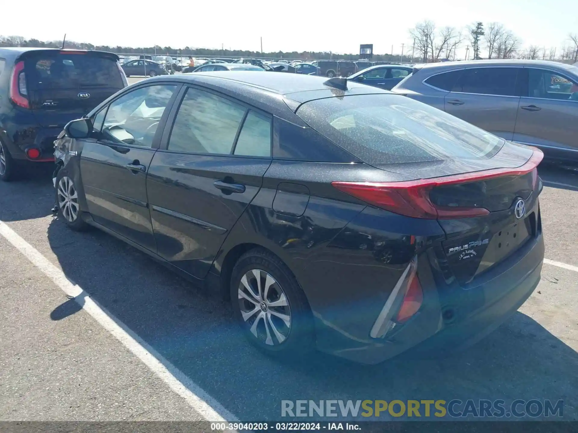 3 Photograph of a damaged car JTDKAMFP7N3210327 TOYOTA PRIUS PRIME 2022