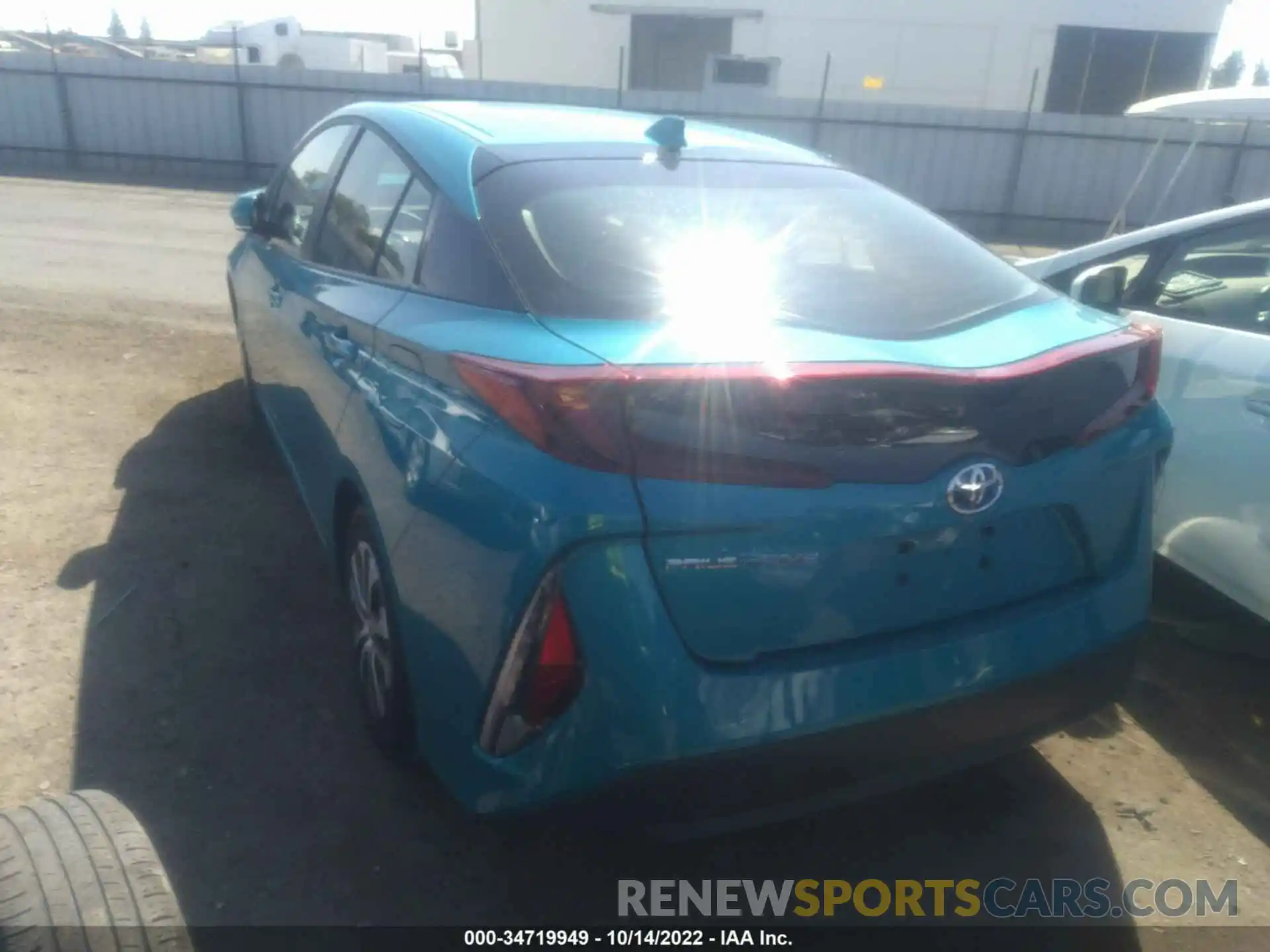 3 Photograph of a damaged car JTDKAMFP8N3202253 TOYOTA PRIUS PRIME 2022