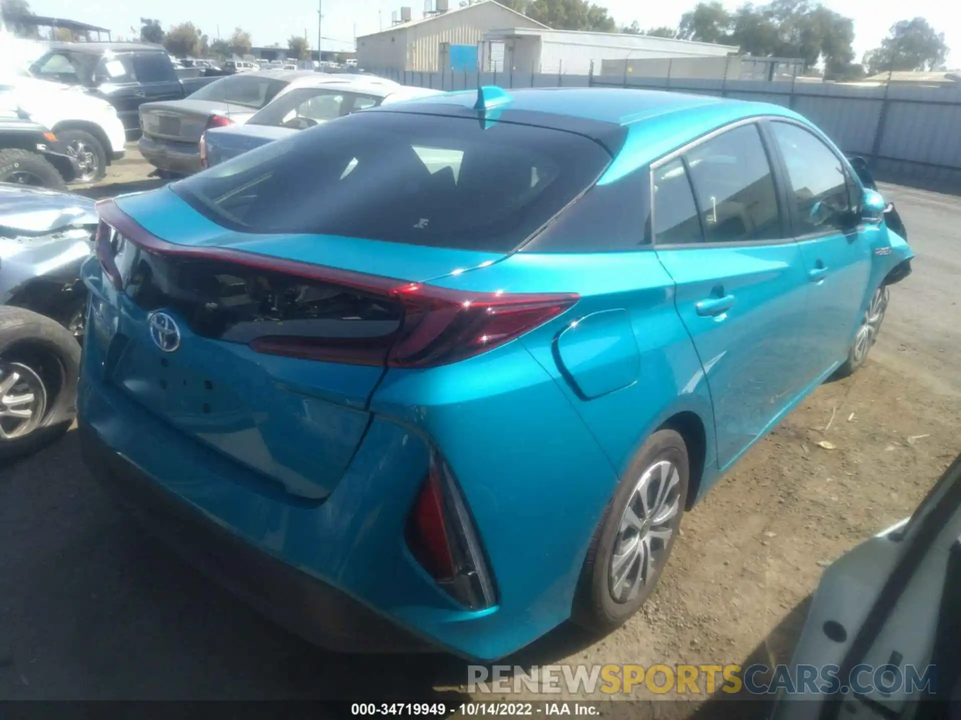 4 Photograph of a damaged car JTDKAMFP8N3202253 TOYOTA PRIUS PRIME 2022