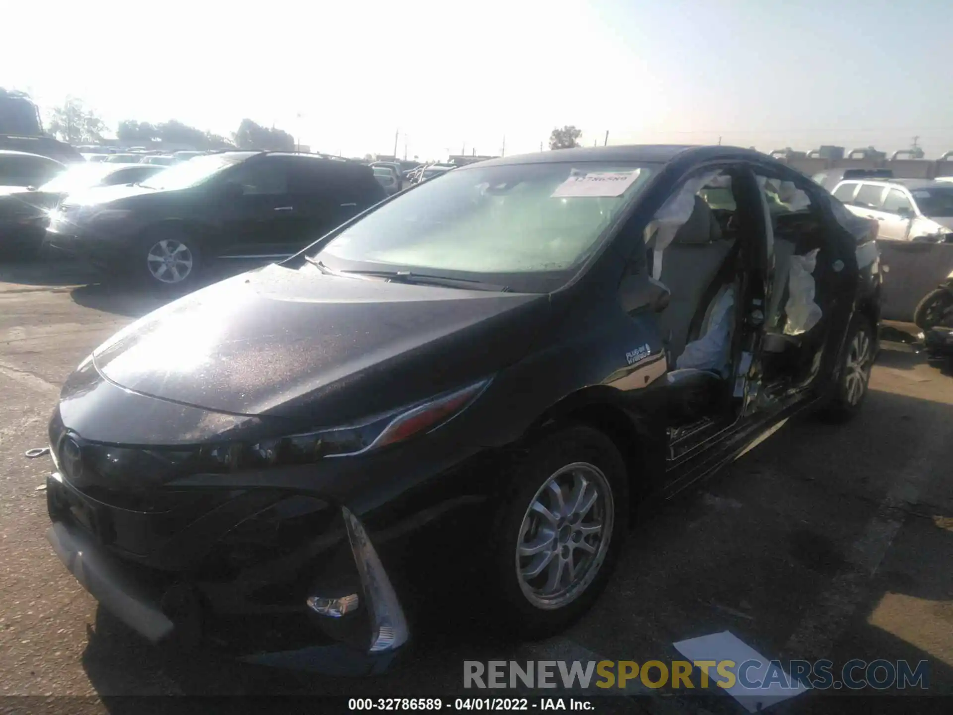 2 Photograph of a damaged car JTDKAMFP9N3200107 TOYOTA PRIUS PRIME 2022