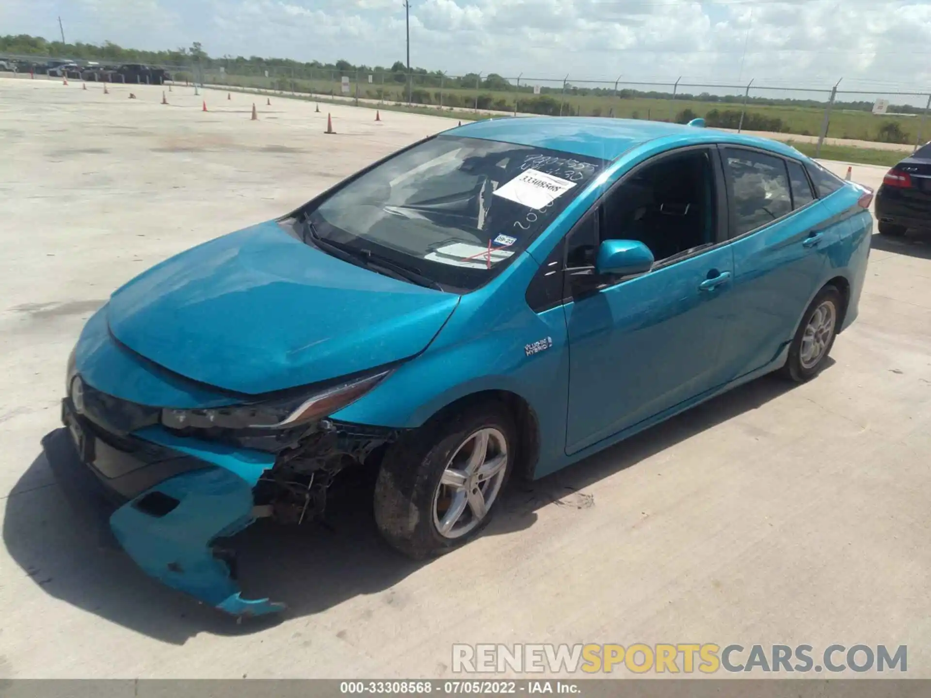 2 Photograph of a damaged car JTDKAMFP9N3202617 TOYOTA PRIUS PRIME 2022