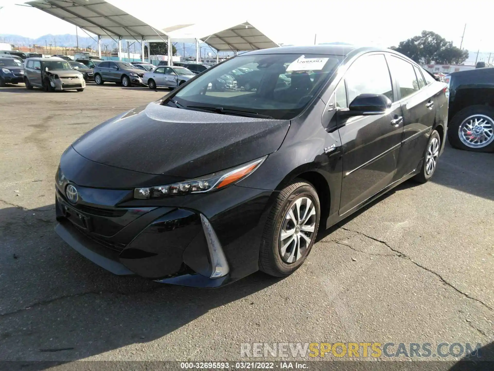 2 Photograph of a damaged car JTDKAMFPXN3200858 TOYOTA PRIUS PRIME 2022