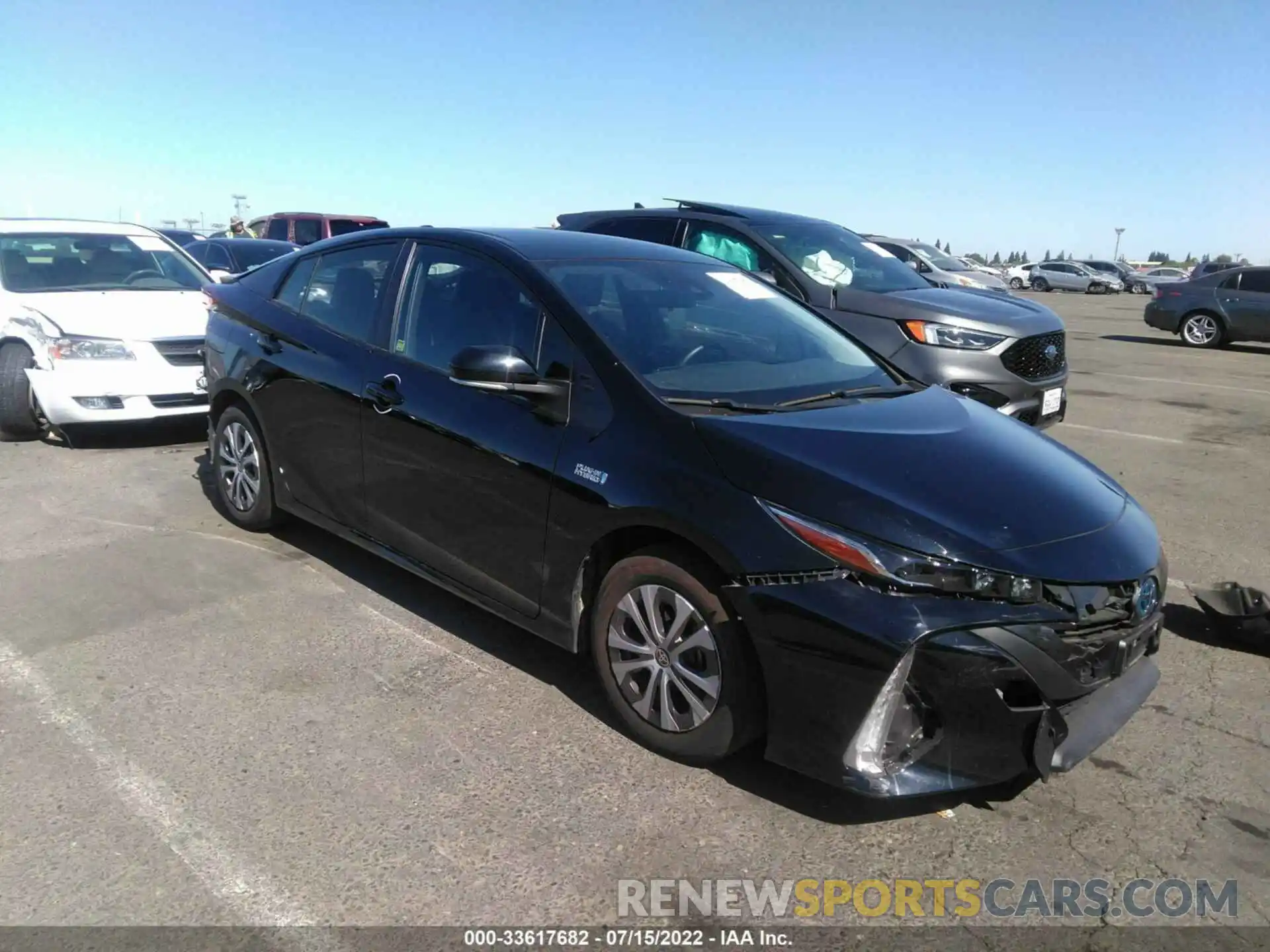 1 Photograph of a damaged car JTDKAMFPXN3203890 TOYOTA PRIUS PRIME 2022