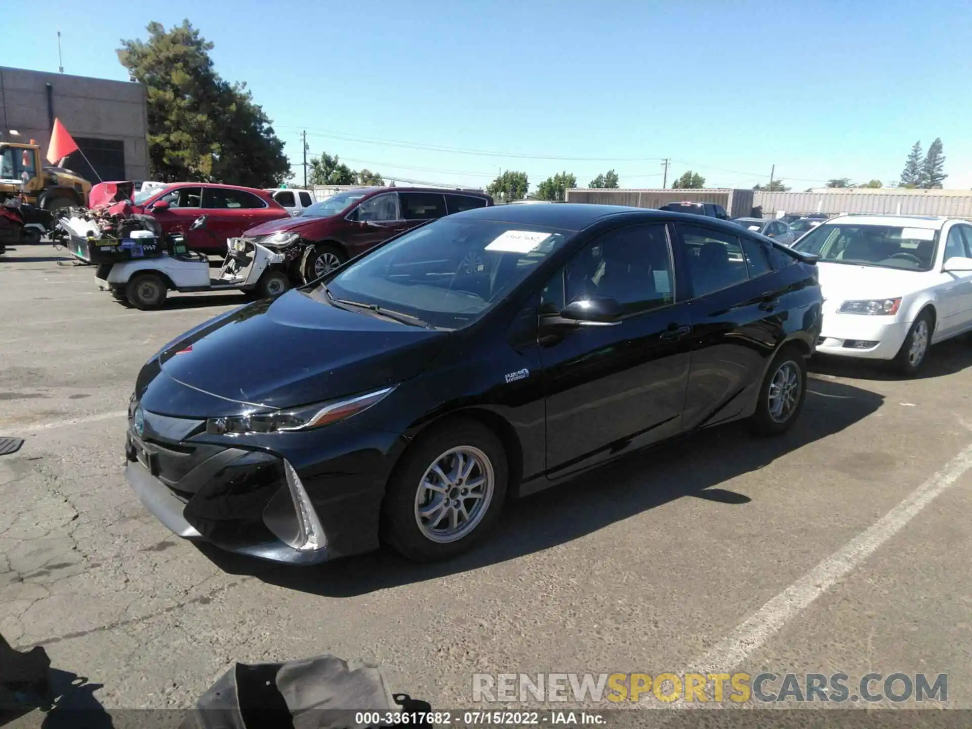 2 Photograph of a damaged car JTDKAMFPXN3203890 TOYOTA PRIUS PRIME 2022