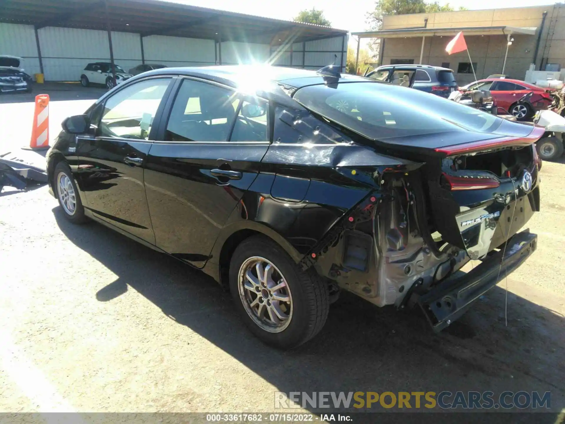 3 Photograph of a damaged car JTDKAMFPXN3203890 TOYOTA PRIUS PRIME 2022