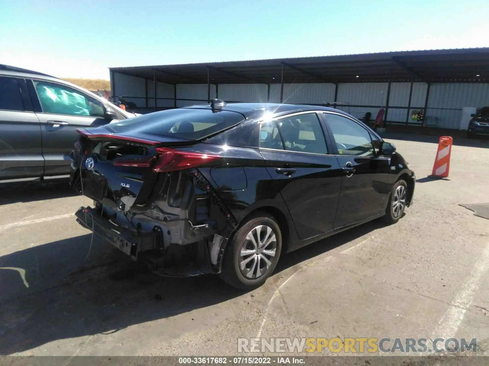 4 Photograph of a damaged car JTDKAMFPXN3203890 TOYOTA PRIUS PRIME 2022