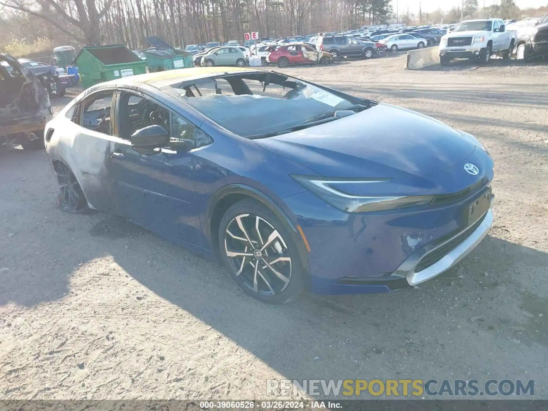 1 Photograph of a damaged car JTDACACU2P3000834 TOYOTA PRIUS PRIME 2023