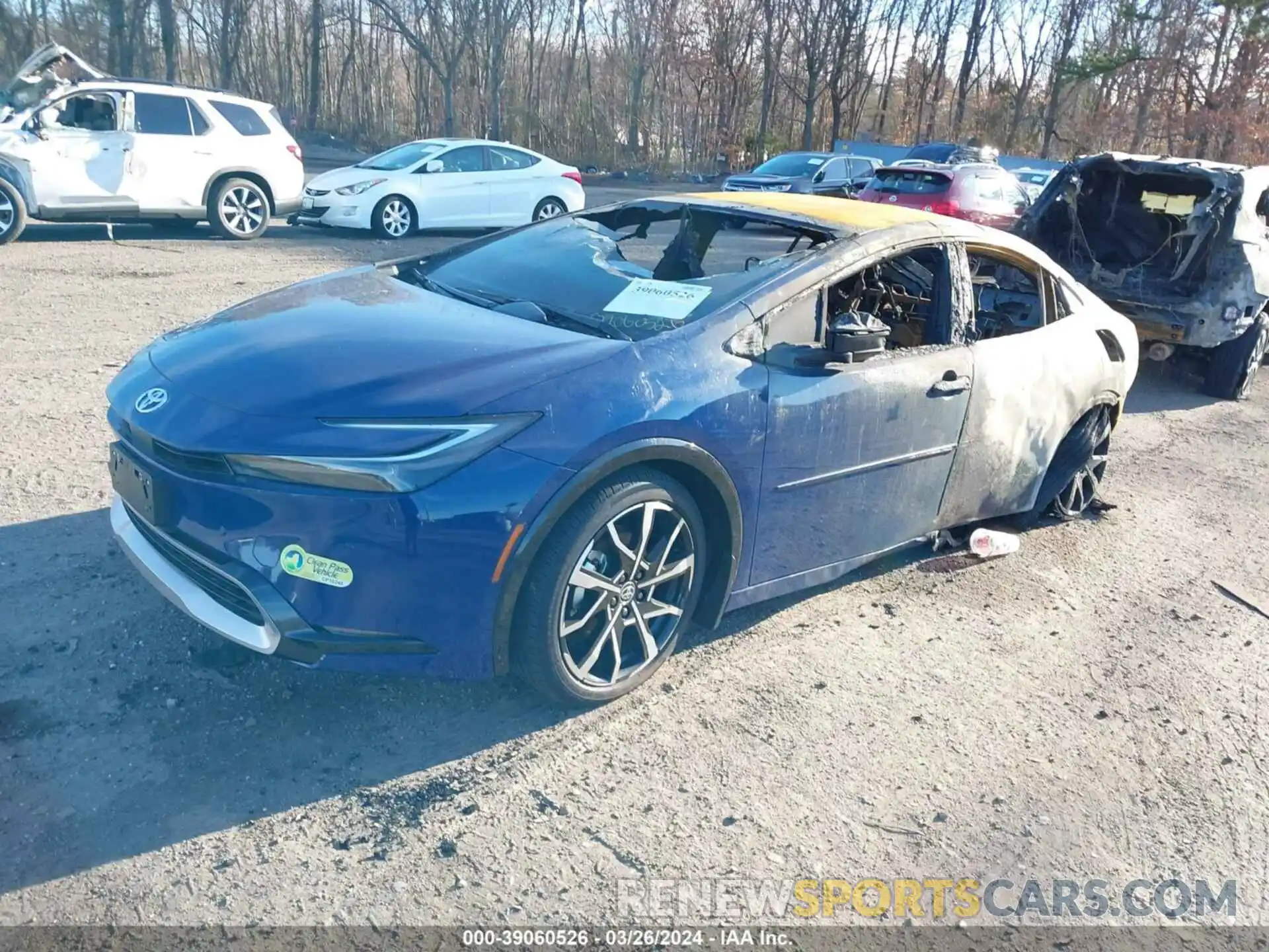 2 Photograph of a damaged car JTDACACU2P3000834 TOYOTA PRIUS PRIME 2023