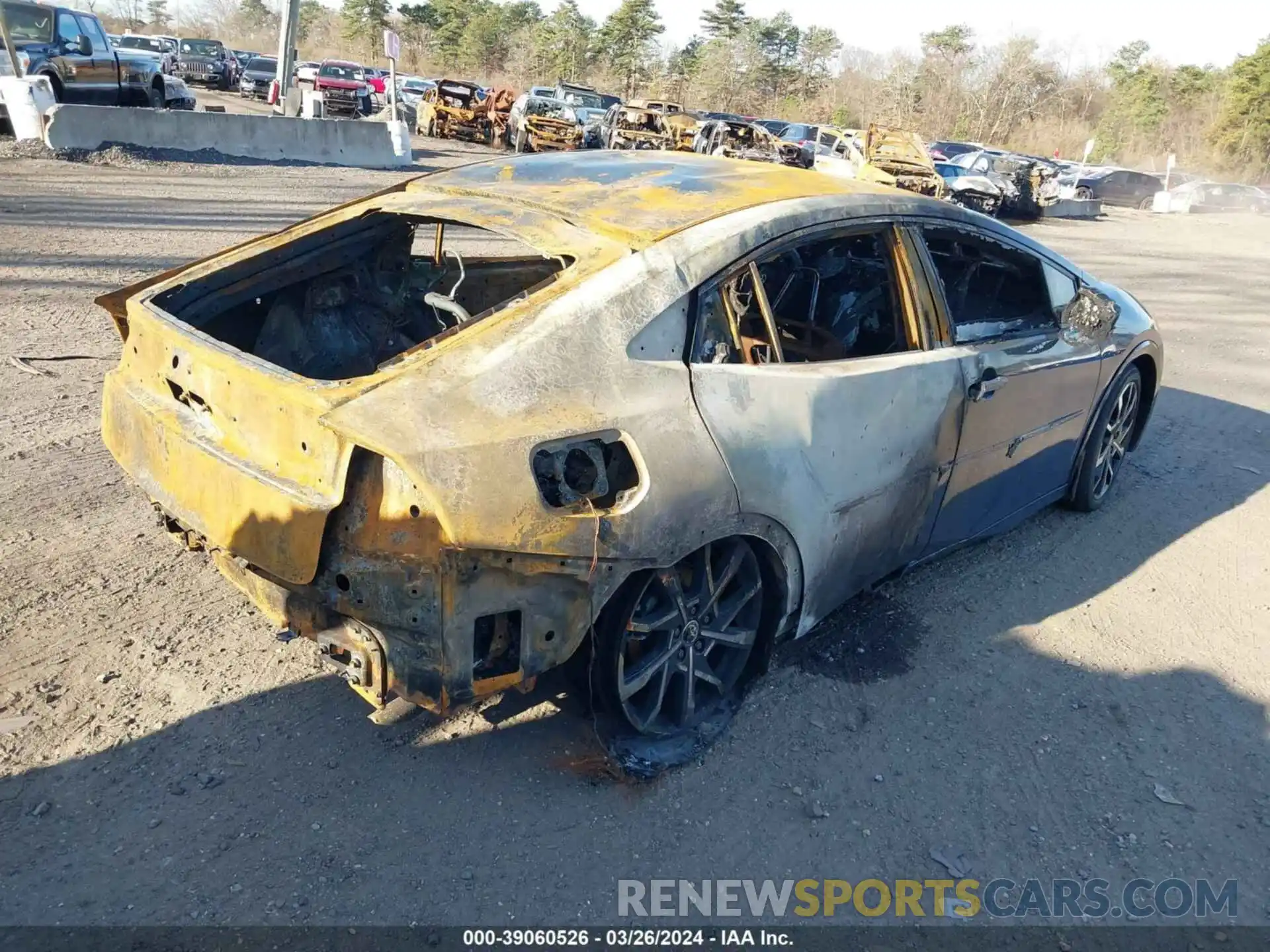 4 Photograph of a damaged car JTDACACU2P3000834 TOYOTA PRIUS PRIME 2023