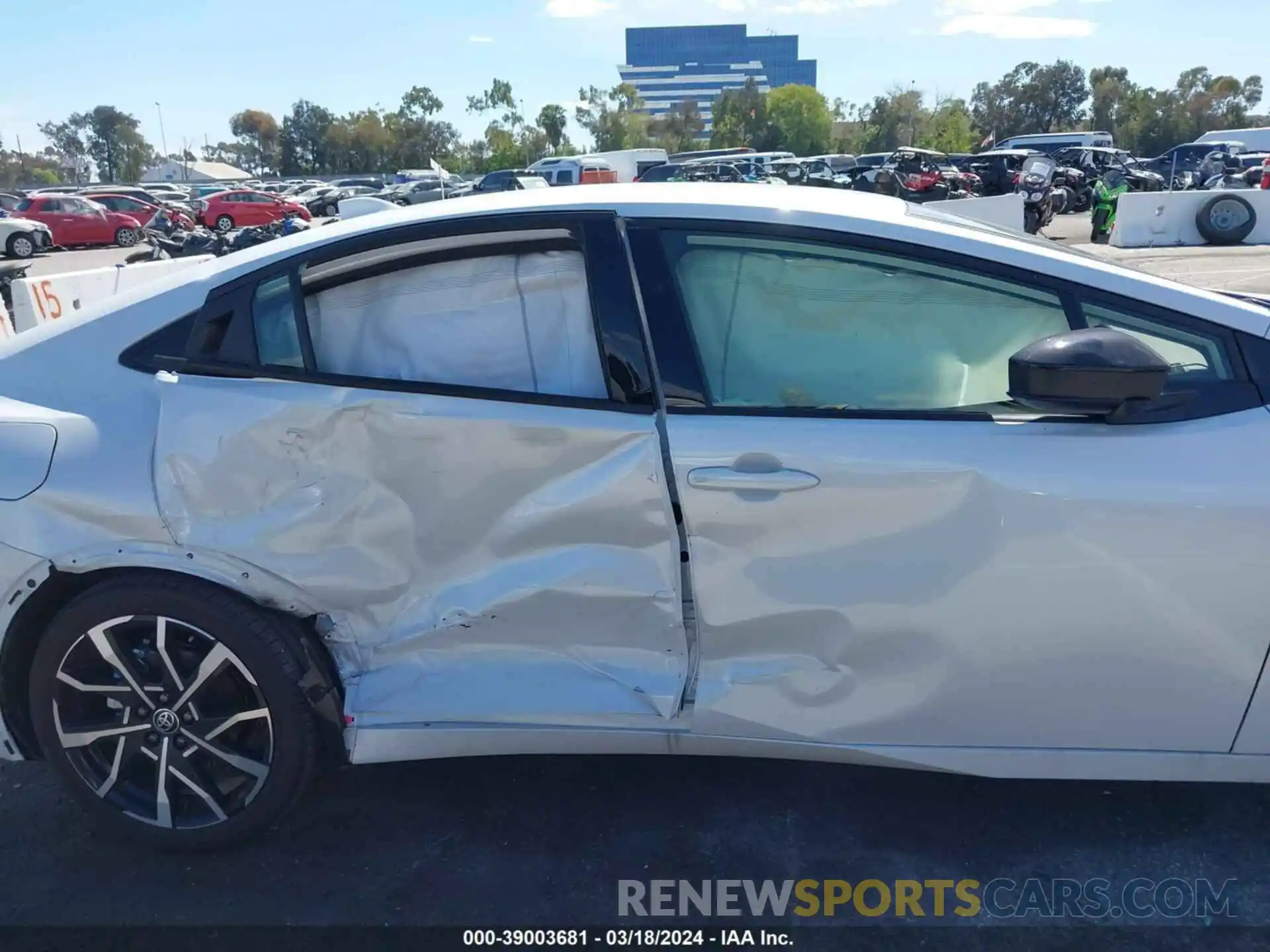 13 Photograph of a damaged car JTDACACU6R3016148 TOYOTA PRIUS PRIME 2024