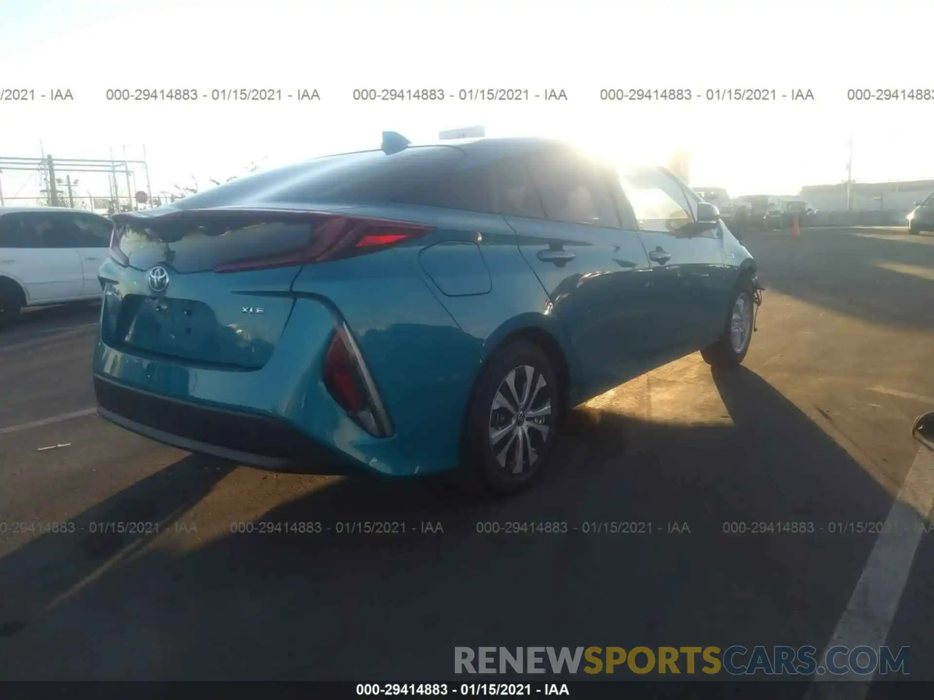 4 Photograph of a damaged car JTDKAMFP0M3170168 TOYOTA PRIUS PRIME LE X 2021