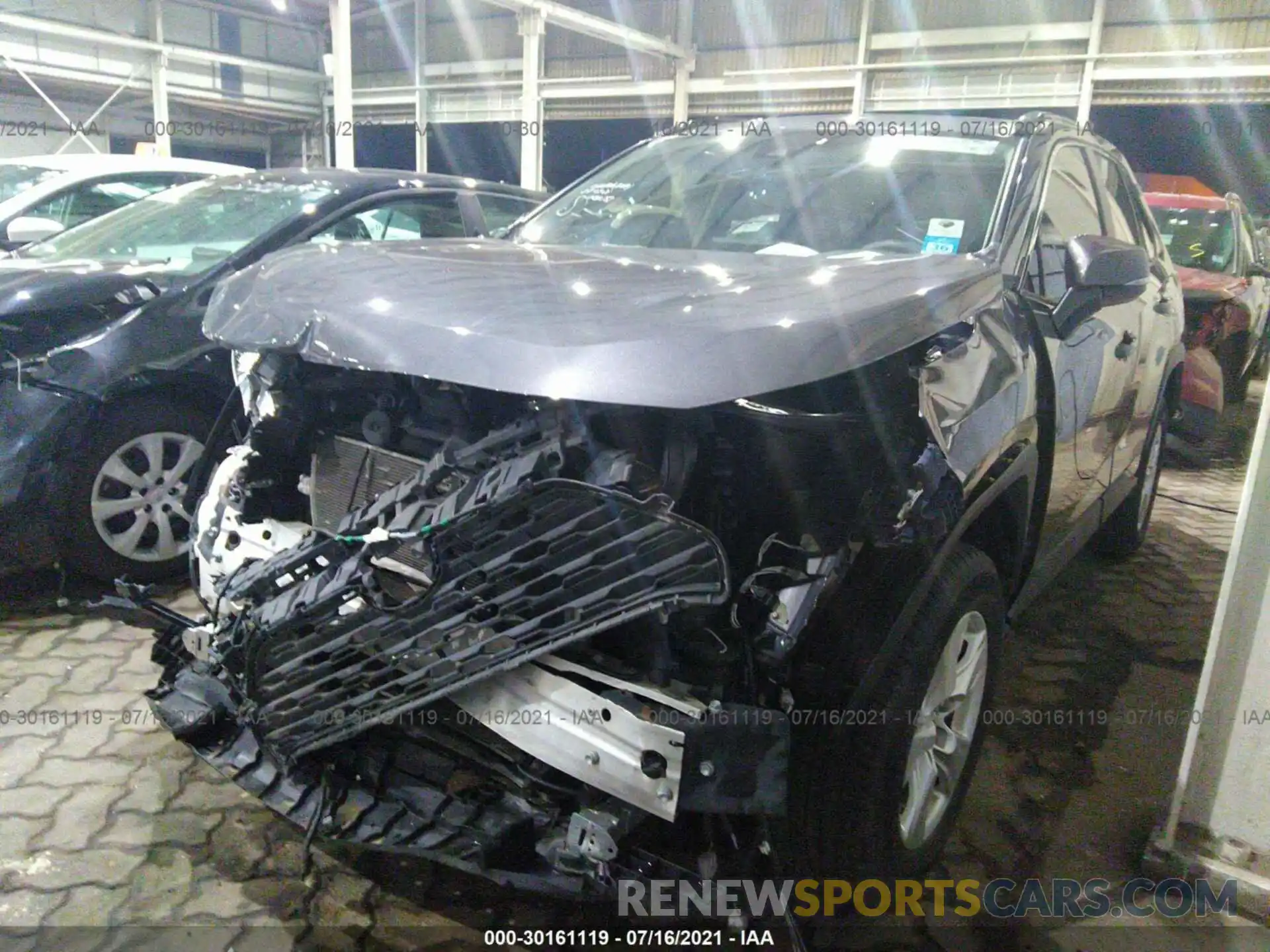 2 Photograph of a damaged car 000W1RFV1KD501151 TOYOTA RAV4 2019