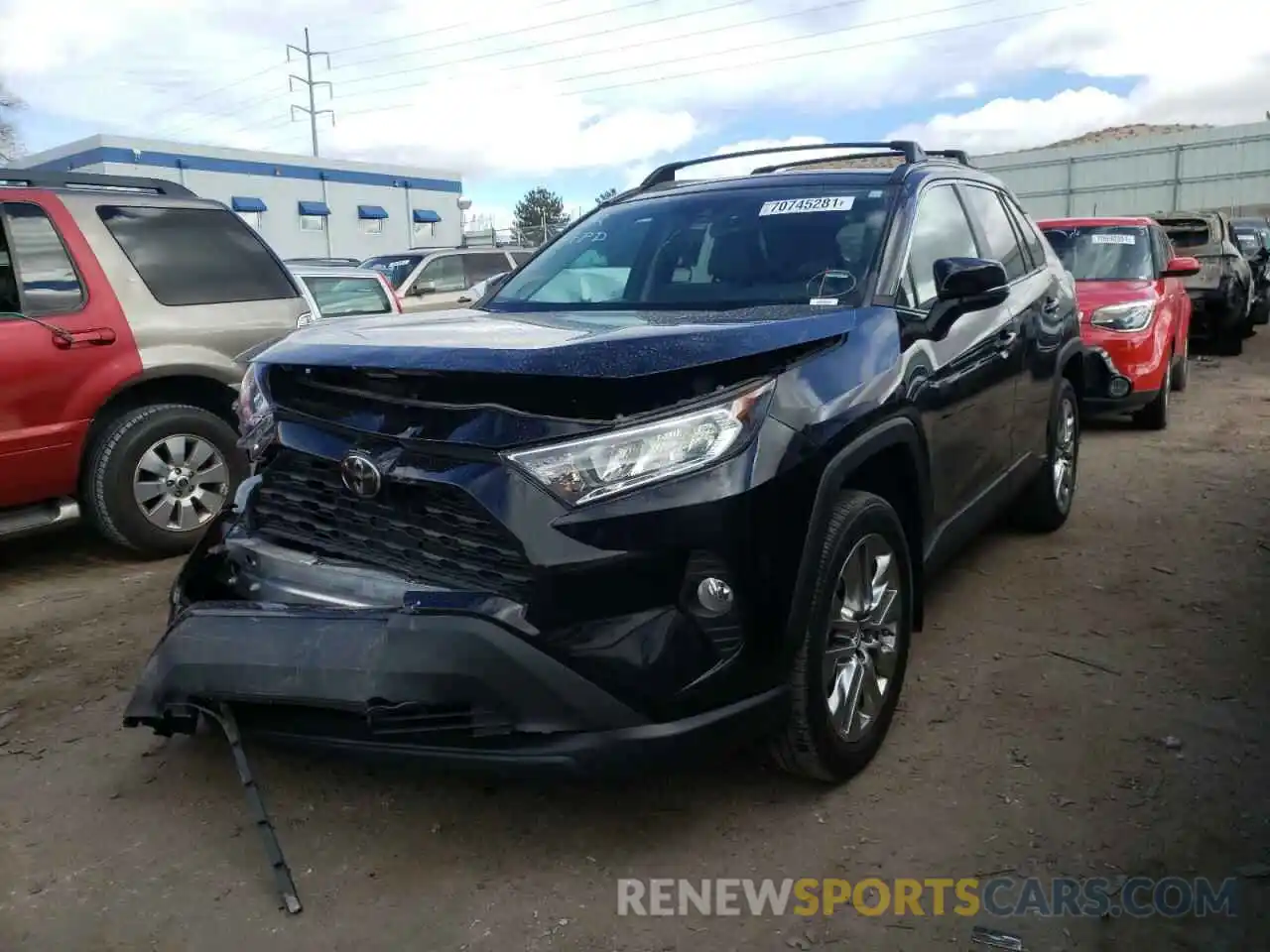 2 Photograph of a damaged car 2T3A1RFV0KC041382 TOYOTA RAV4 2019