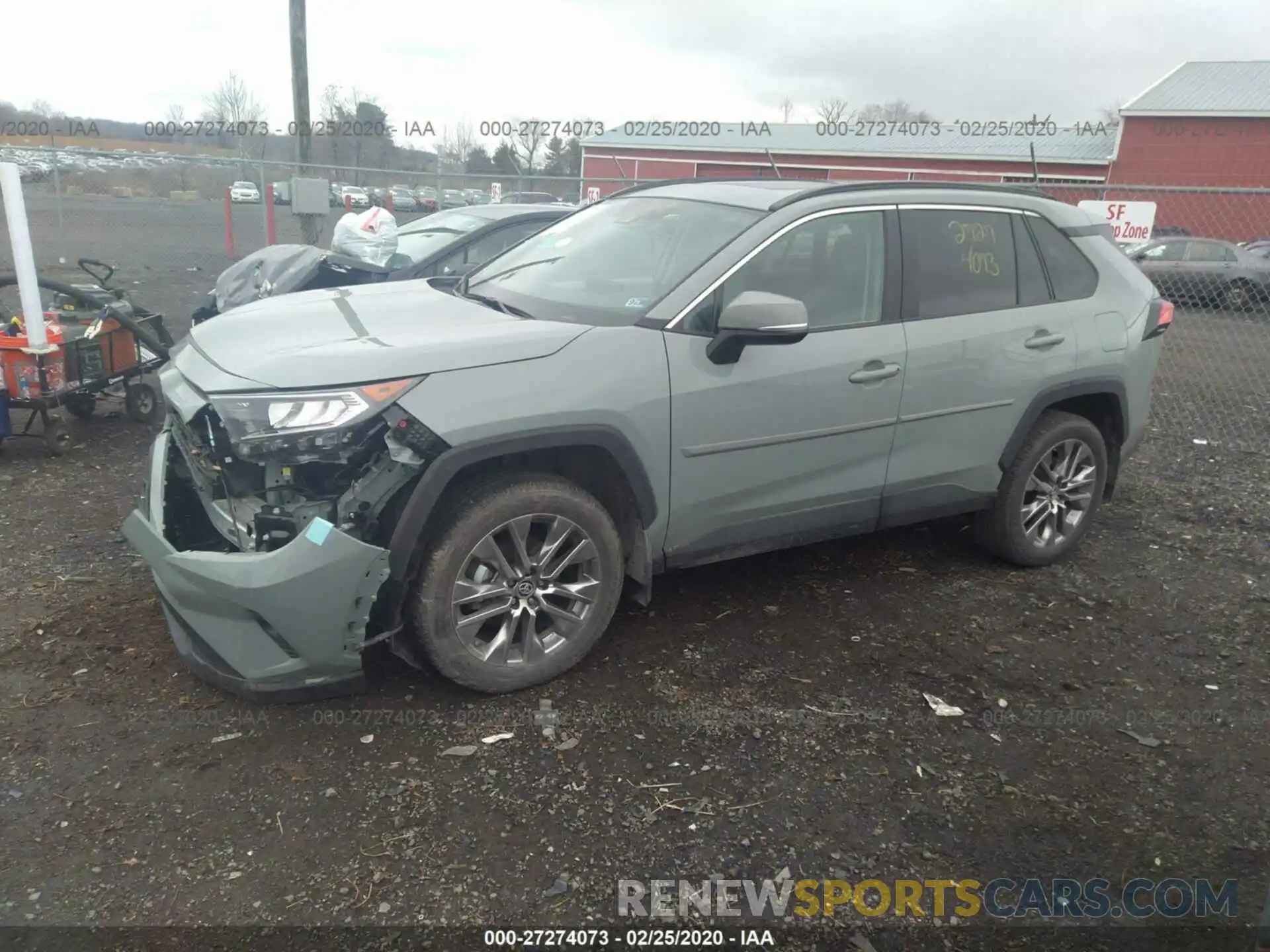 2 Photograph of a damaged car 2T3A1RFV0KC049126 TOYOTA RAV4 2019