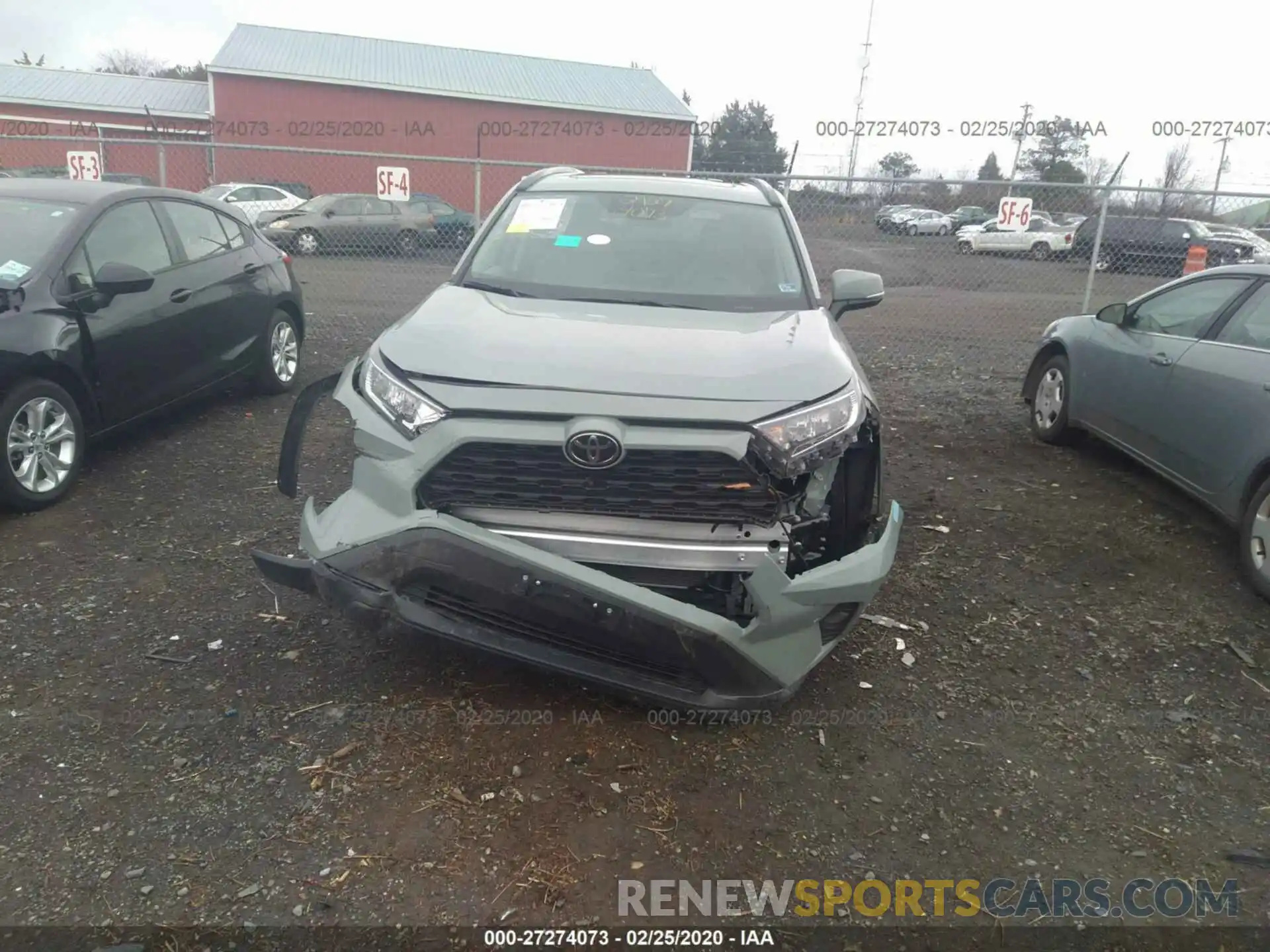 6 Photograph of a damaged car 2T3A1RFV0KC049126 TOYOTA RAV4 2019