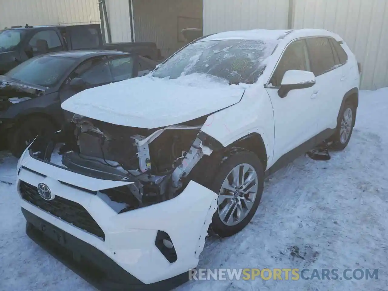 2 Photograph of a damaged car 2T3A1RFV0KW005335 TOYOTA RAV4 2019