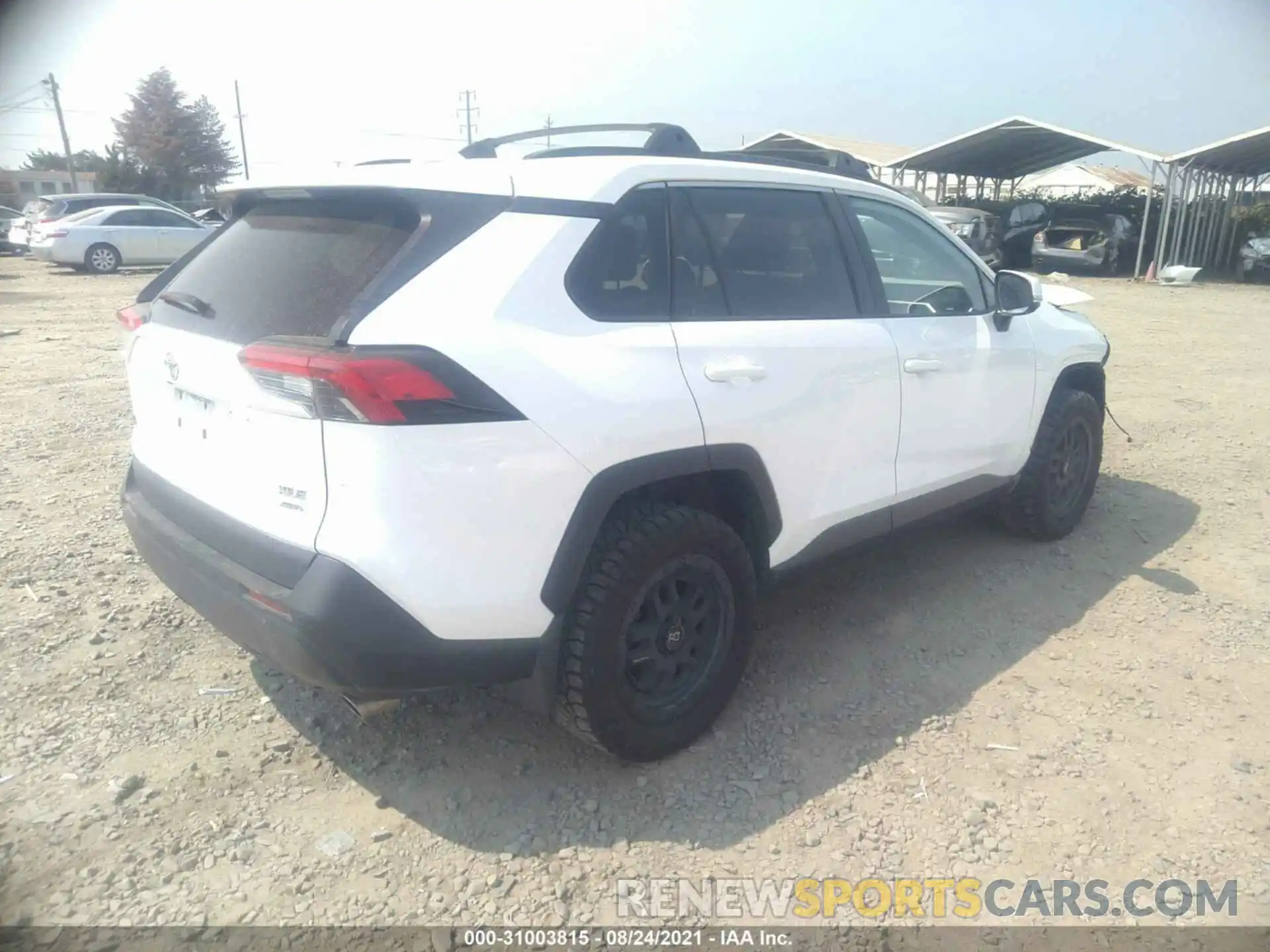 4 Фотография поврежденного автомобиля 2T3A1RFV0KW056639 TOYOTA RAV4 2019