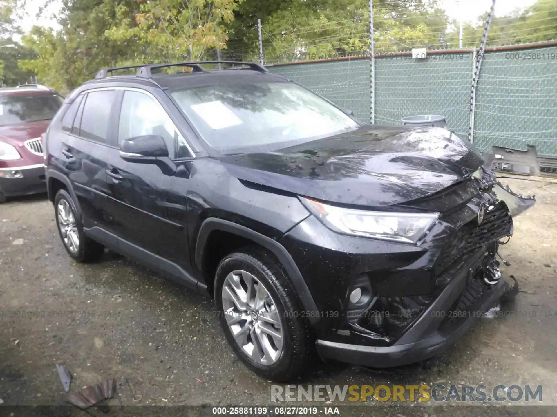 1 Photograph of a damaged car 2T3A1RFV0KW058987 TOYOTA RAV4 2019