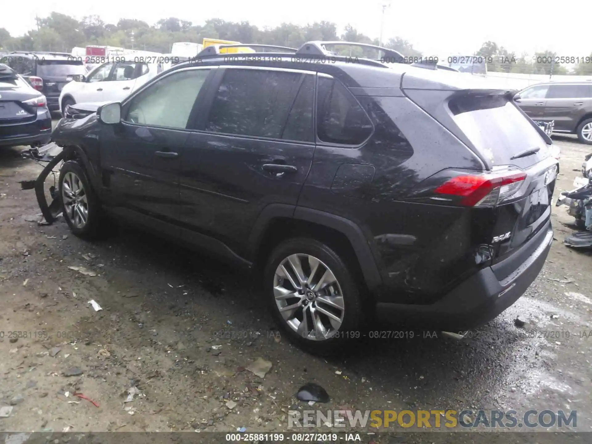 3 Photograph of a damaged car 2T3A1RFV0KW058987 TOYOTA RAV4 2019