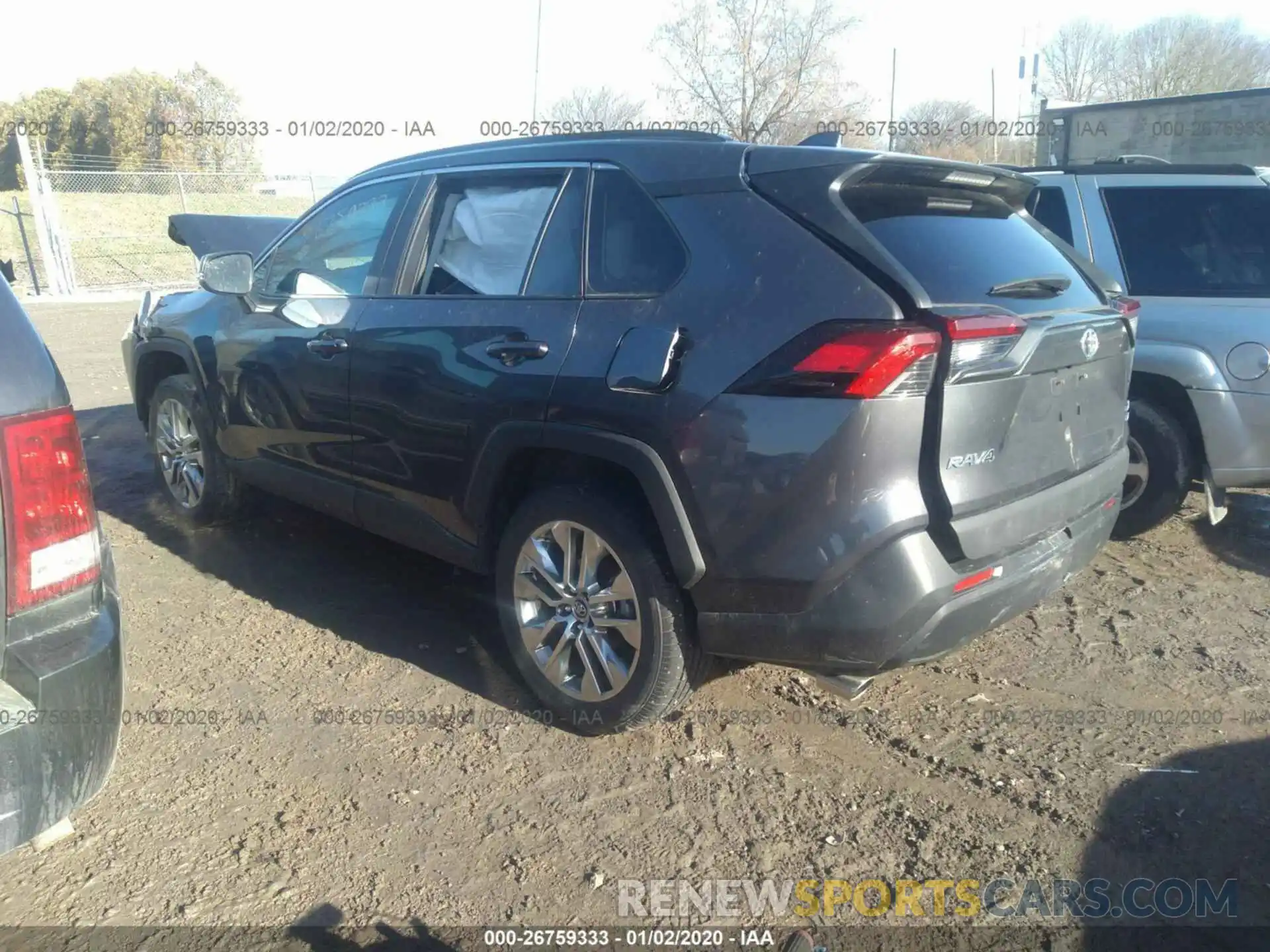 3 Photograph of a damaged car 2T3A1RFV0KW060013 TOYOTA RAV4 2019