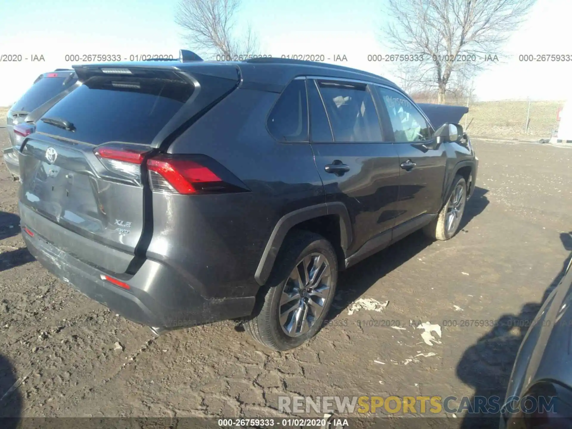 4 Photograph of a damaged car 2T3A1RFV0KW060013 TOYOTA RAV4 2019