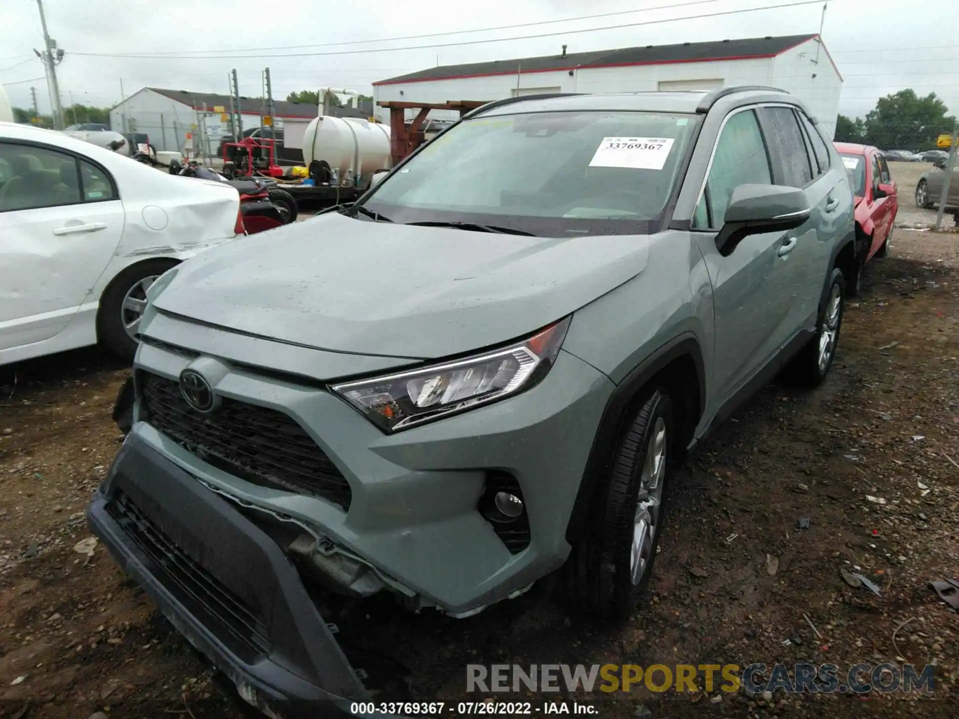 2 Фотография поврежденного автомобиля 2T3A1RFV0KW068659 TOYOTA RAV4 2019