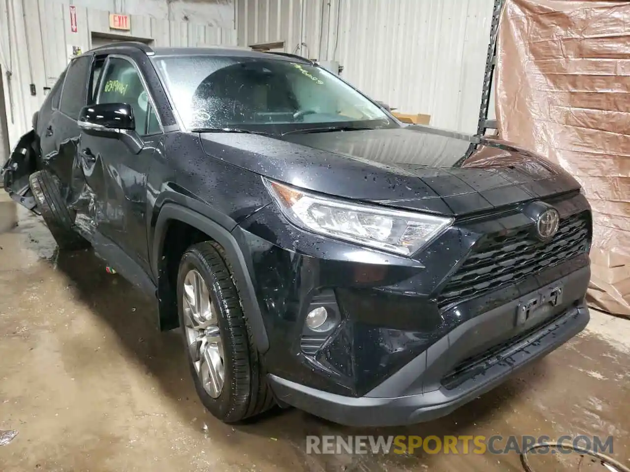 1 Photograph of a damaged car 2T3A1RFV1KC022467 TOYOTA RAV4 2019