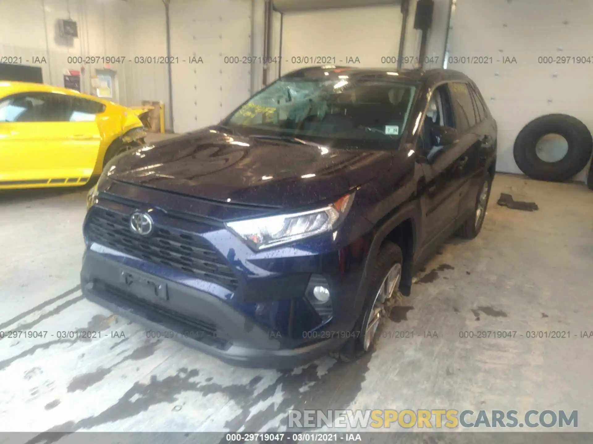 2 Photograph of a damaged car 2T3A1RFV1KC027278 TOYOTA RAV4 2019