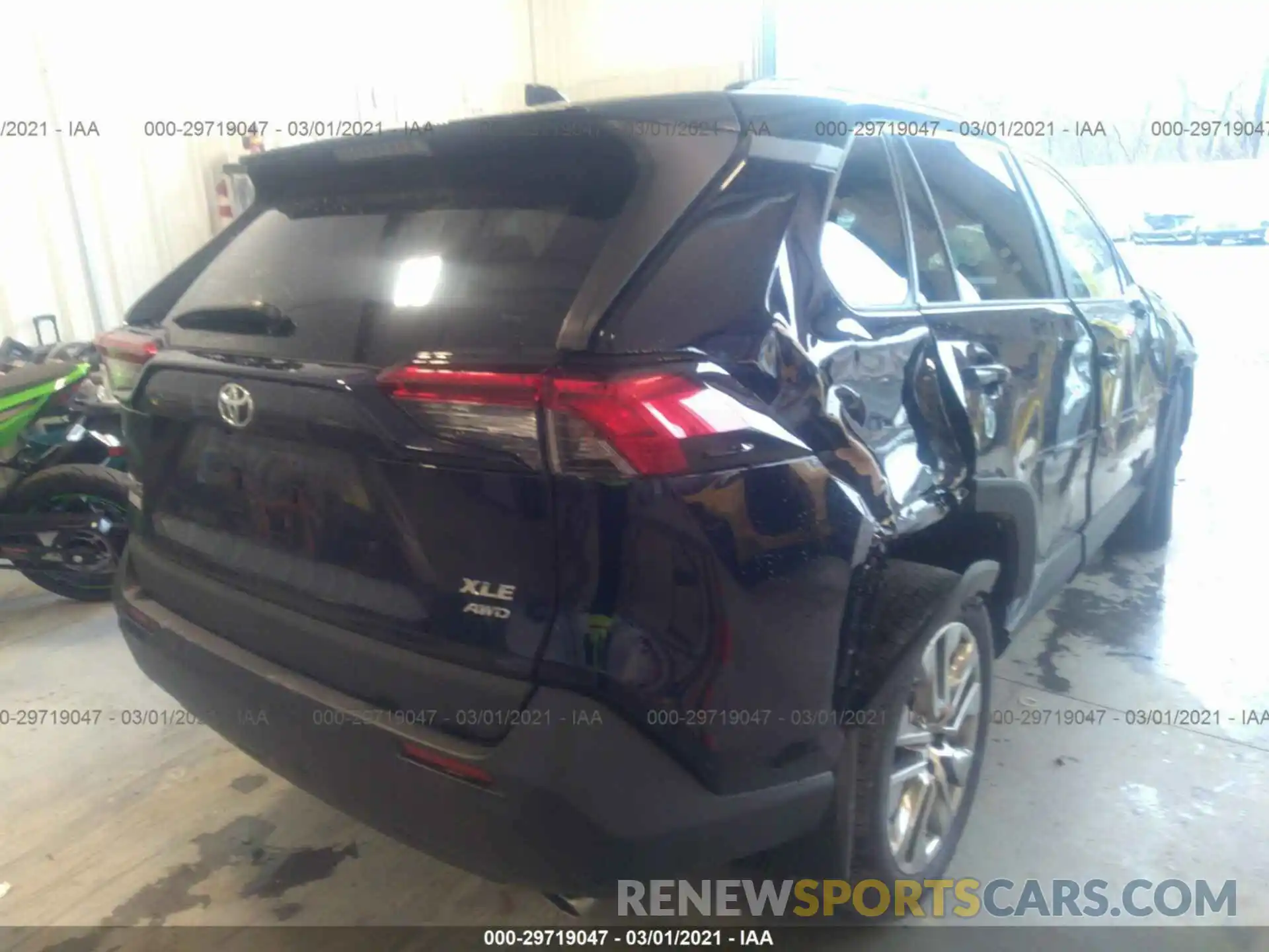 4 Photograph of a damaged car 2T3A1RFV1KC027278 TOYOTA RAV4 2019