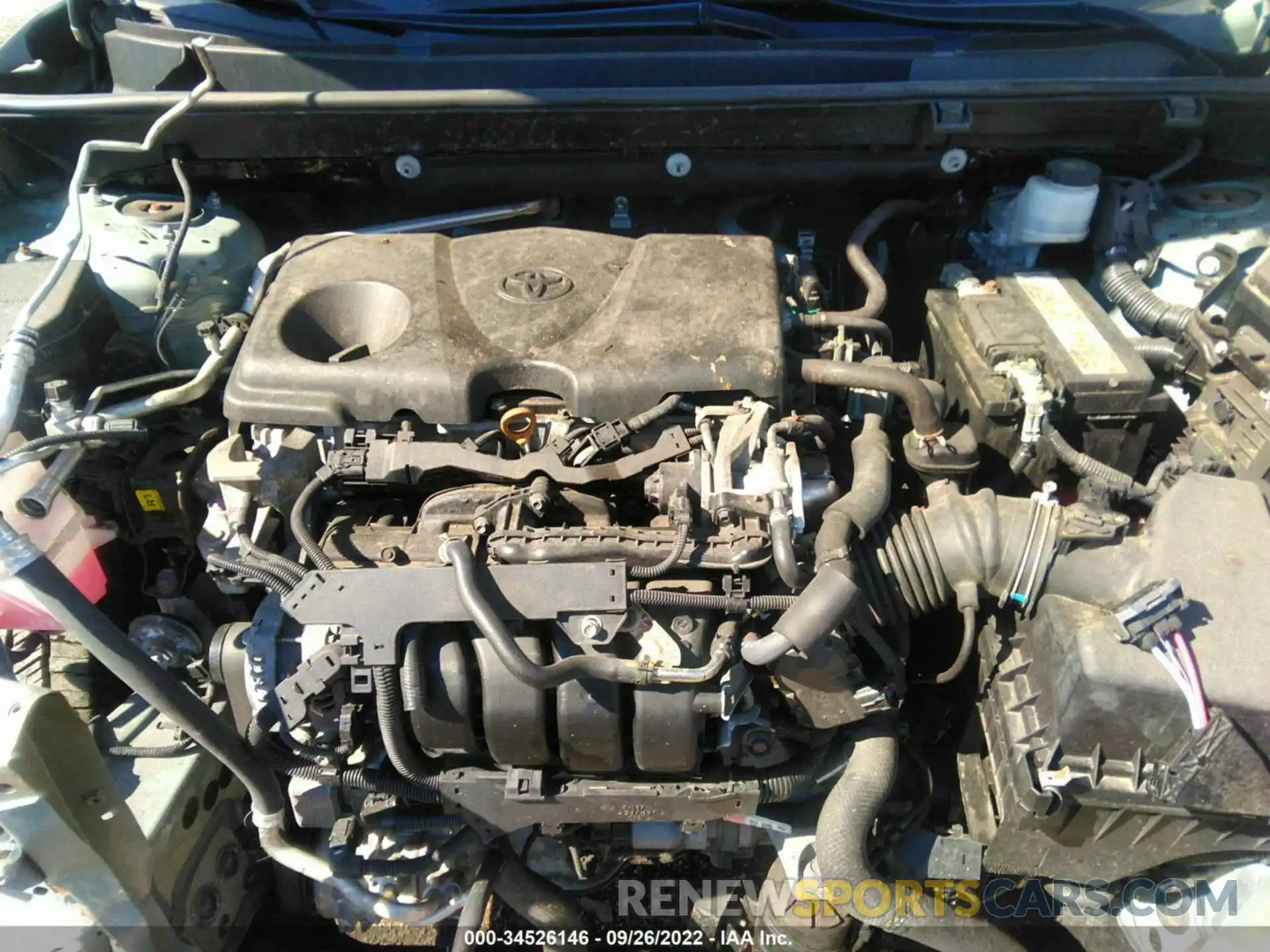 10 Фотография поврежденного автомобиля 2T3A1RFV1KC027913 TOYOTA RAV4 2019