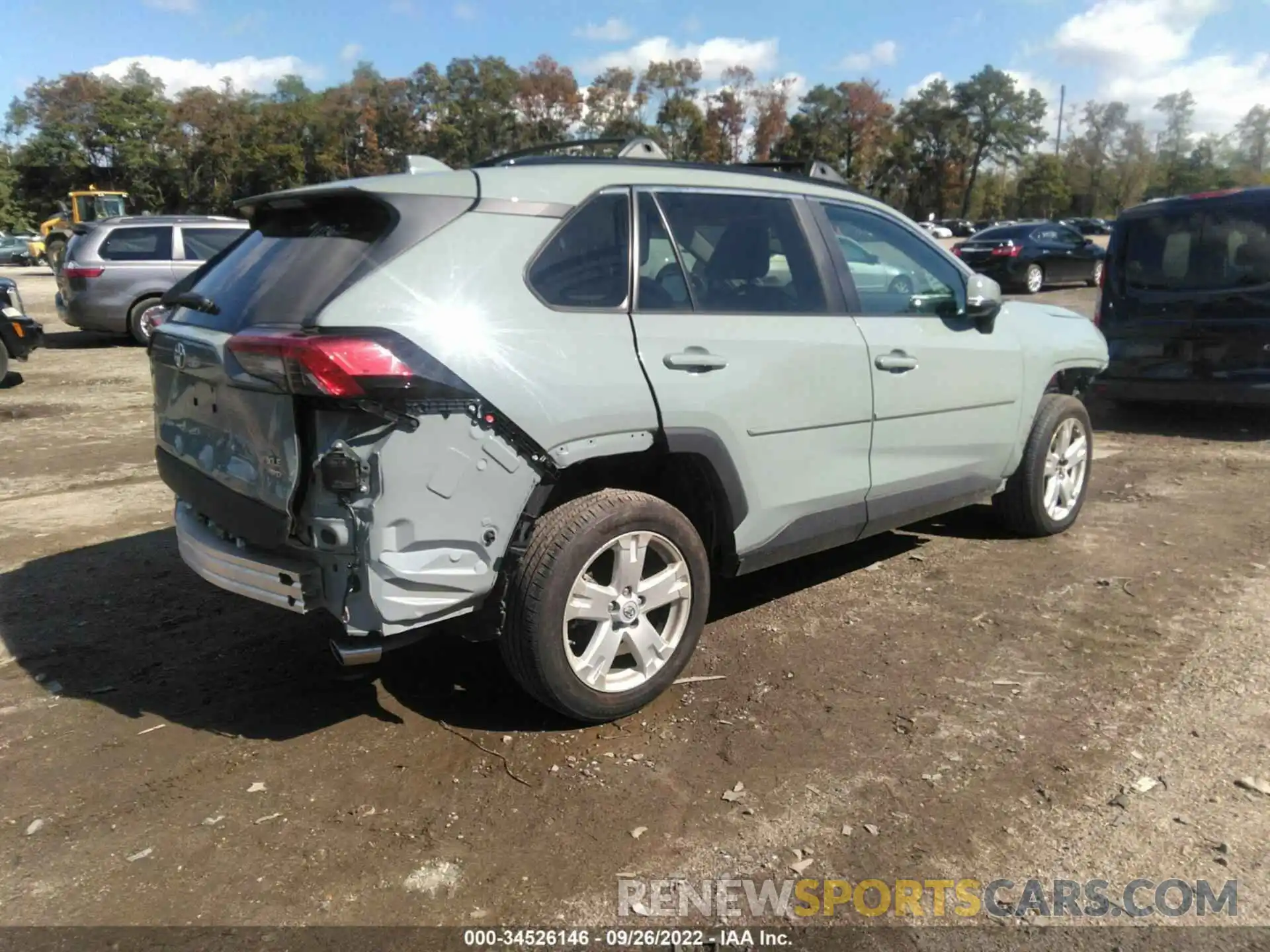 4 Фотография поврежденного автомобиля 2T3A1RFV1KC027913 TOYOTA RAV4 2019