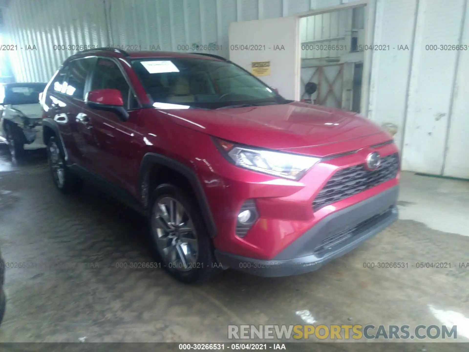 1 Photograph of a damaged car 2T3A1RFV1KC040323 TOYOTA RAV4 2019