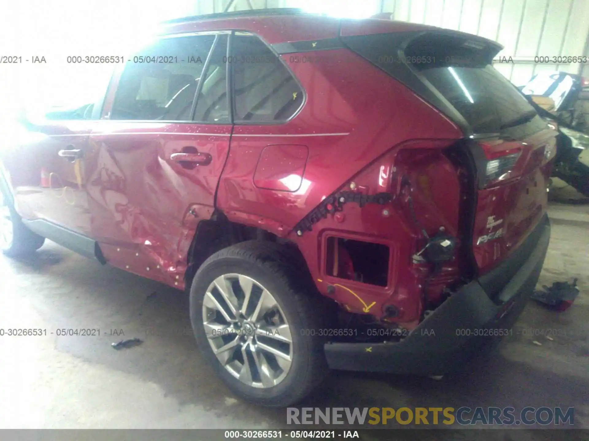 6 Photograph of a damaged car 2T3A1RFV1KC040323 TOYOTA RAV4 2019