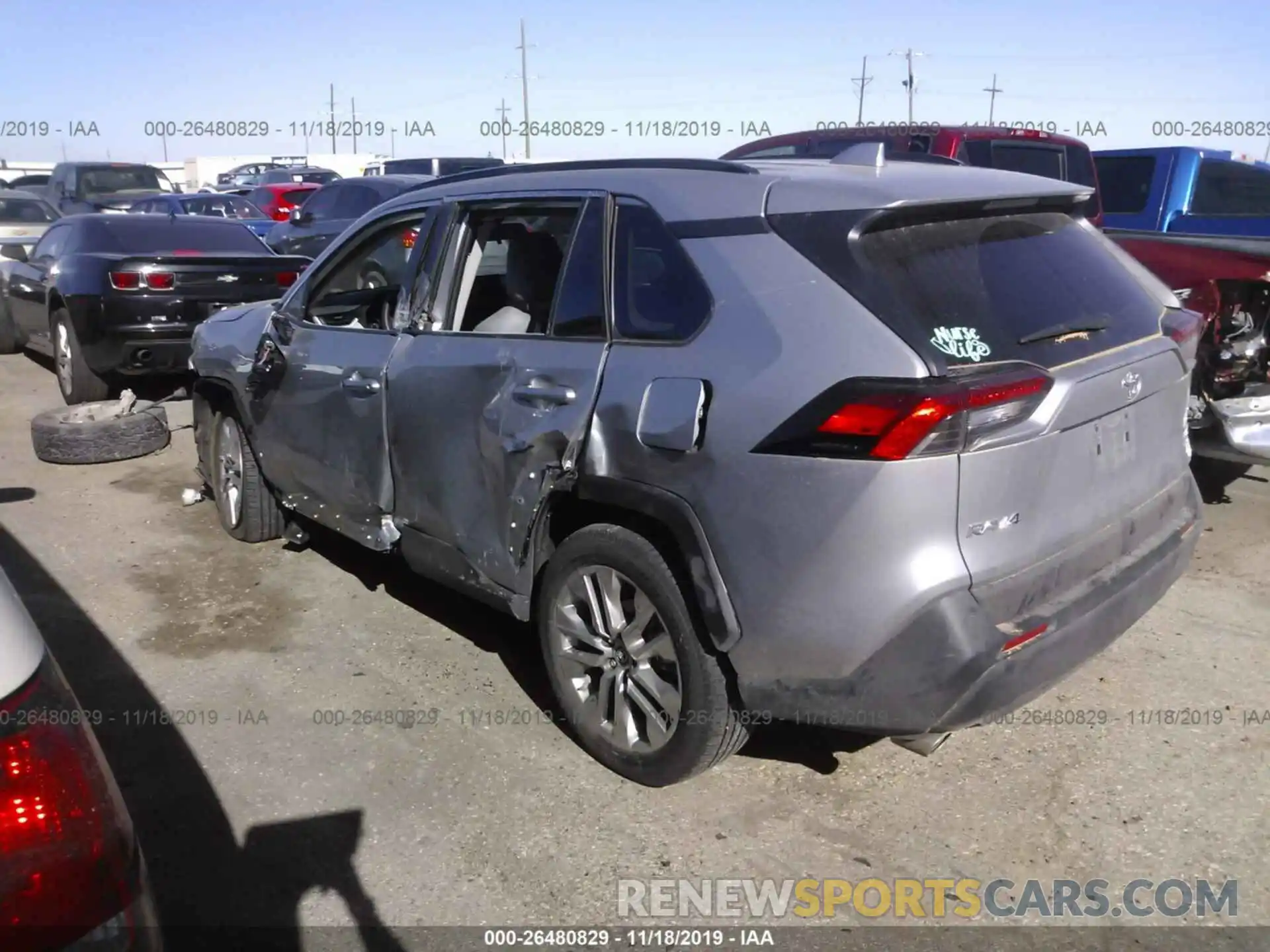 3 Photograph of a damaged car 2T3A1RFV1KC041438 TOYOTA RAV4 2019