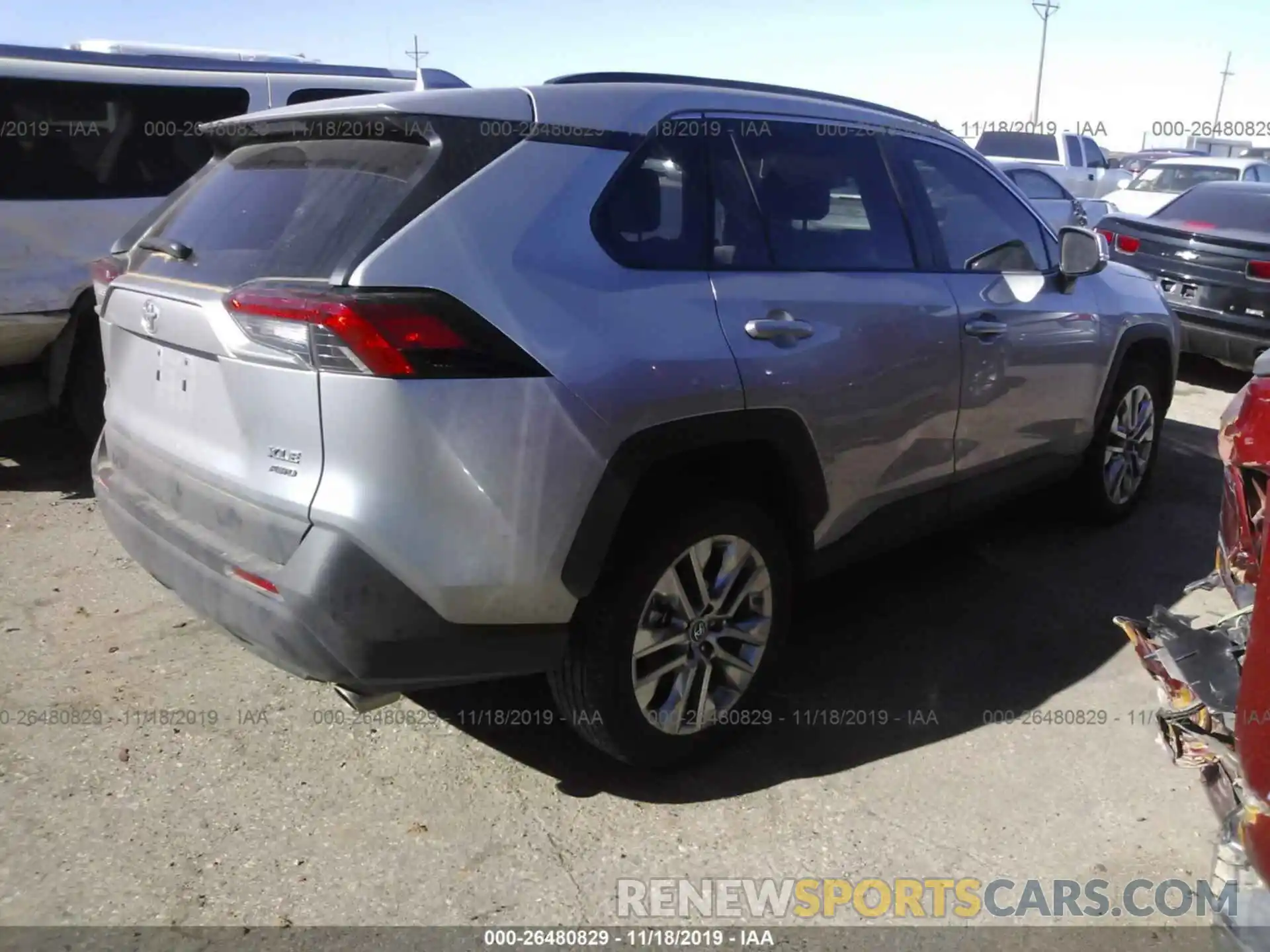 4 Photograph of a damaged car 2T3A1RFV1KC041438 TOYOTA RAV4 2019