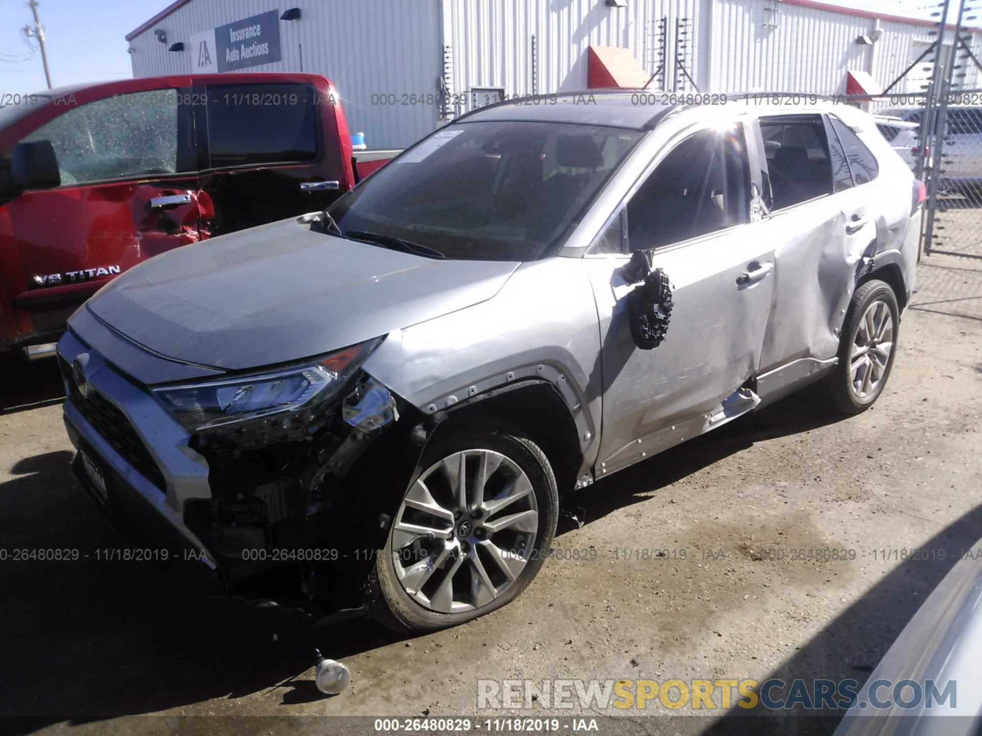 6 Фотография поврежденного автомобиля 2T3A1RFV1KC041438 TOYOTA RAV4 2019