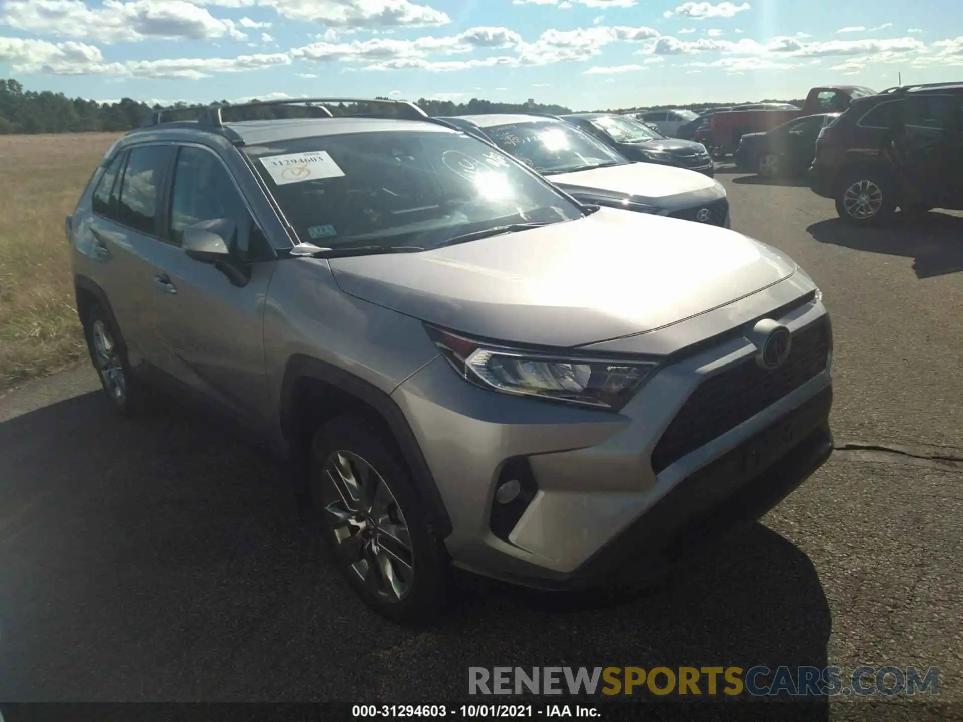 1 Photograph of a damaged car 2T3A1RFV1KC045604 TOYOTA RAV4 2019