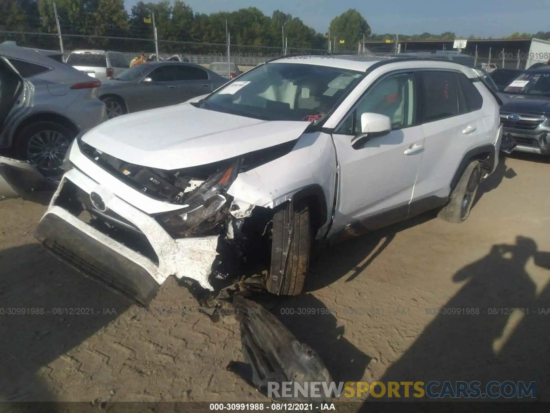 2 Photograph of a damaged car 2T3A1RFV1KC049054 TOYOTA RAV4 2019