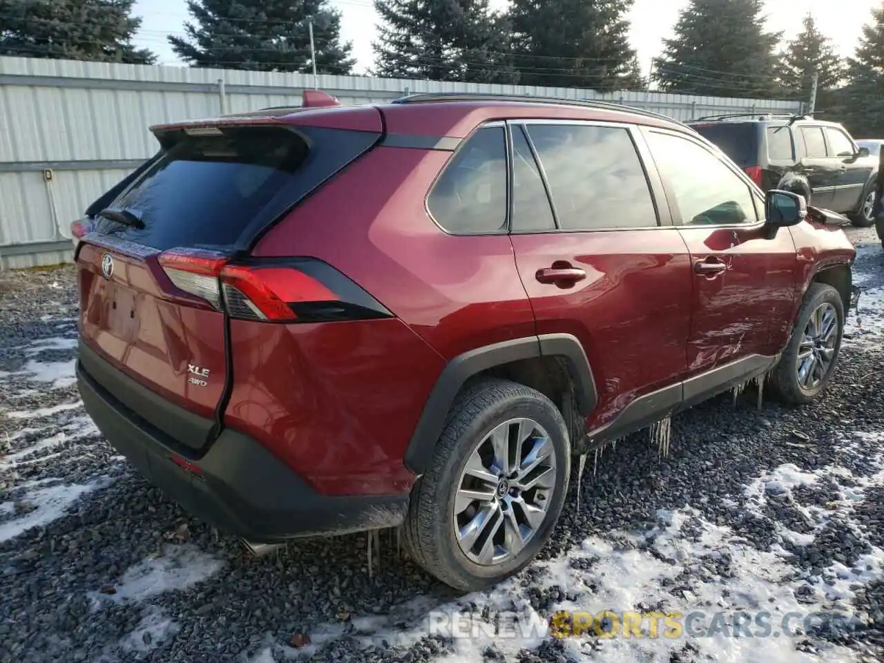 4 Фотография поврежденного автомобиля 2T3A1RFV1KC052097 TOYOTA RAV4 2019