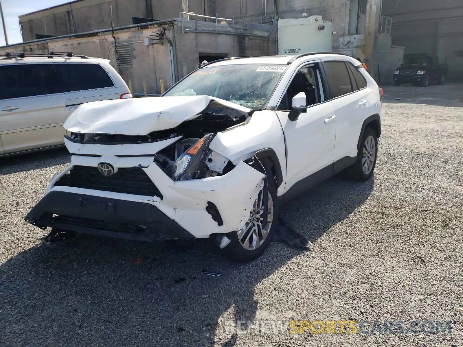 2 Photograph of a damaged car 2T3A1RFV1KC057803 TOYOTA RAV4 2019