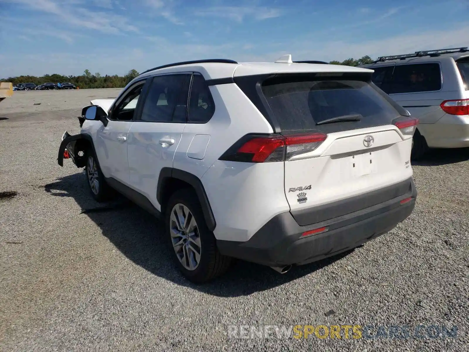 3 Photograph of a damaged car 2T3A1RFV1KC057803 TOYOTA RAV4 2019