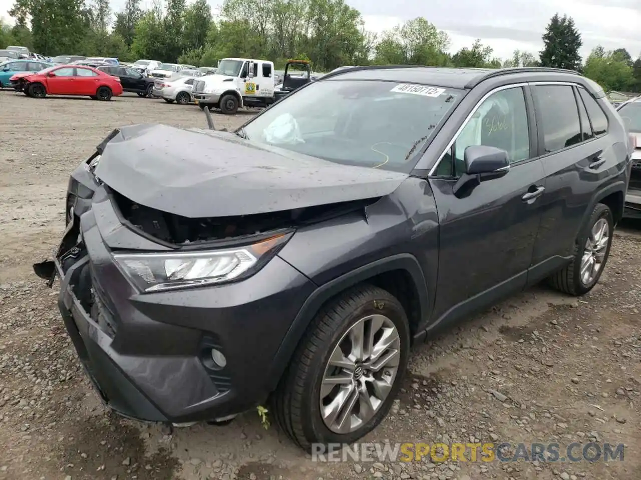 2 Фотография поврежденного автомобиля 2T3A1RFV1KW004694 TOYOTA RAV4 2019