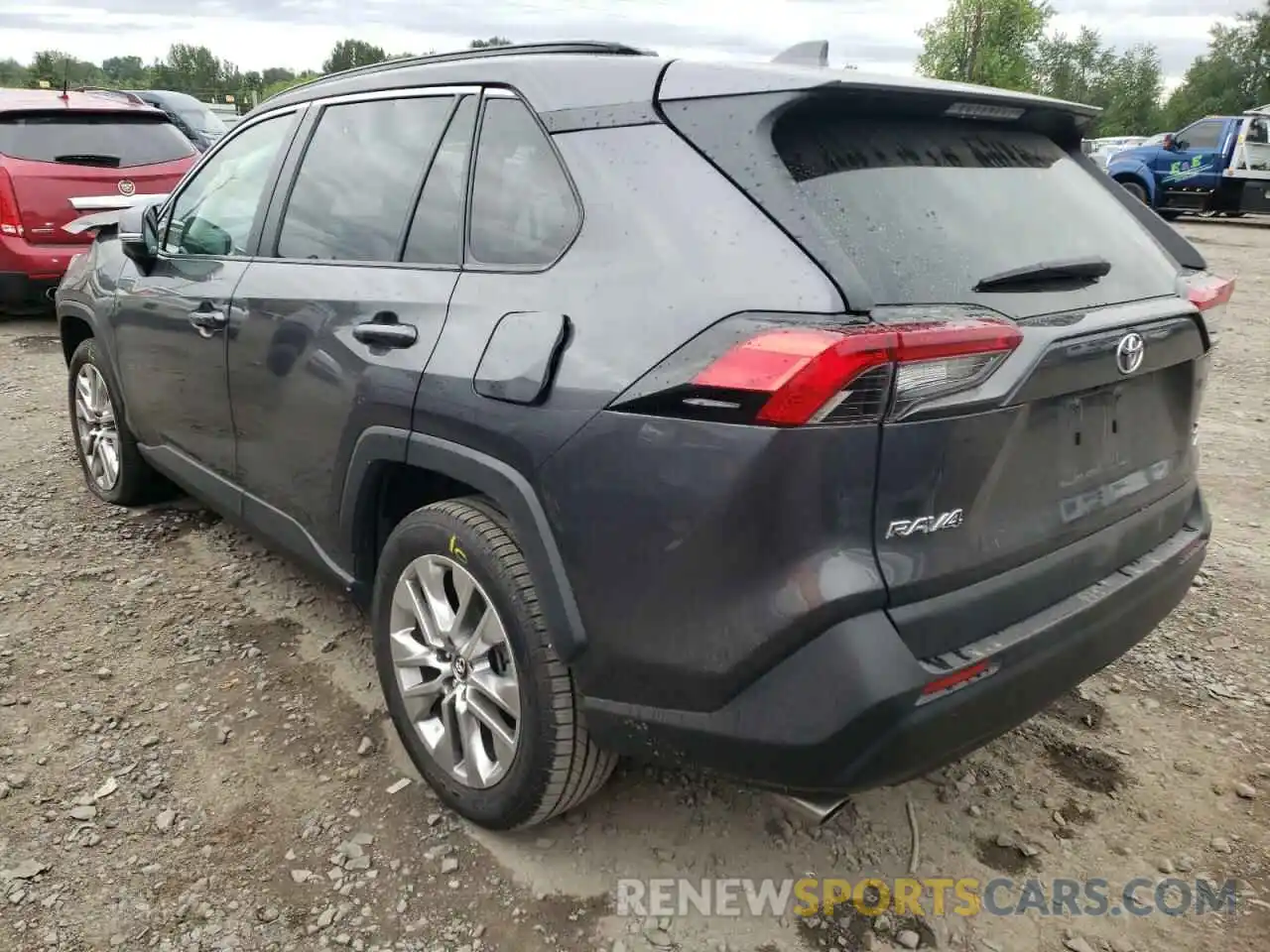 3 Фотография поврежденного автомобиля 2T3A1RFV1KW004694 TOYOTA RAV4 2019