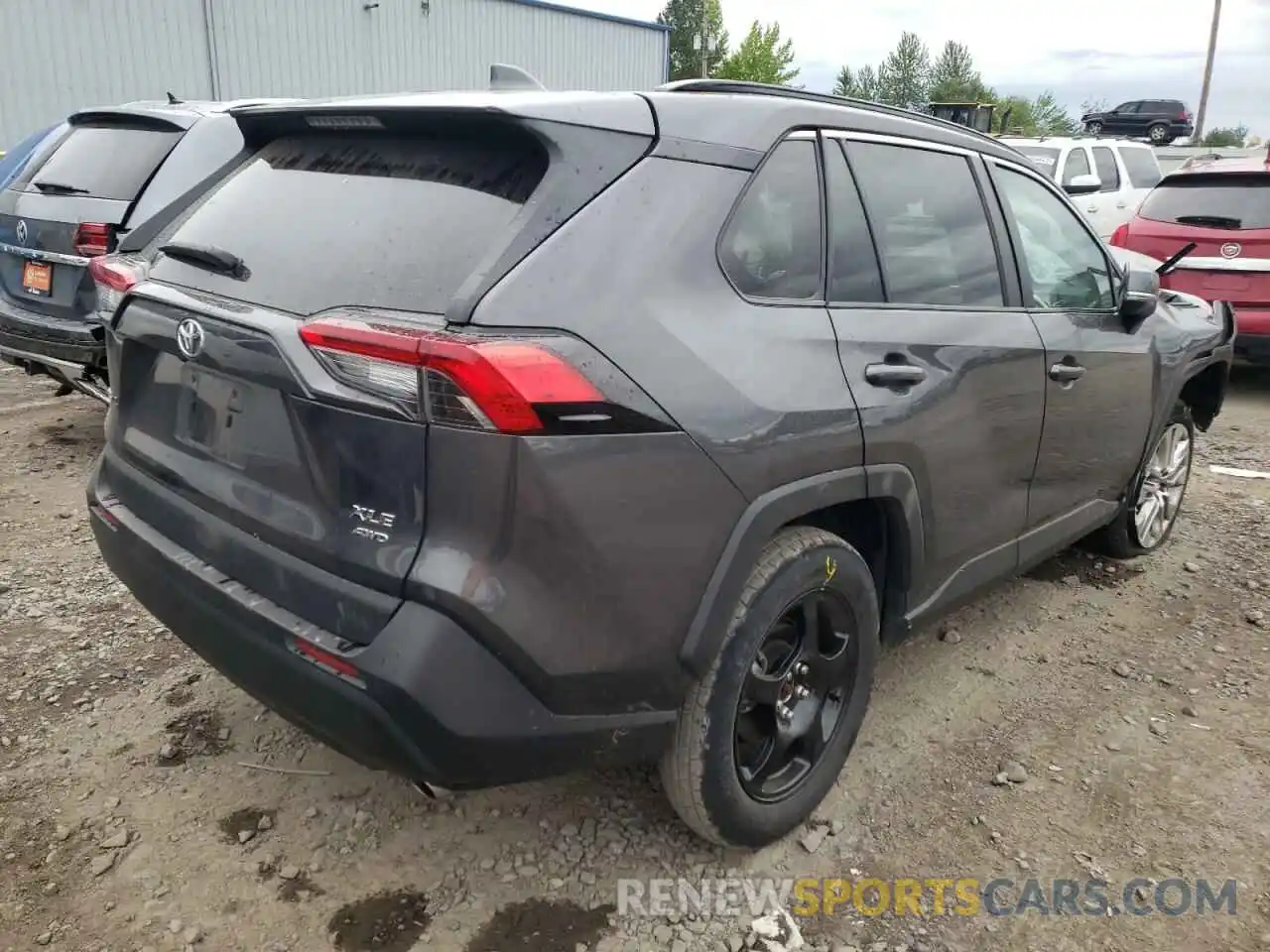 4 Фотография поврежденного автомобиля 2T3A1RFV1KW004694 TOYOTA RAV4 2019