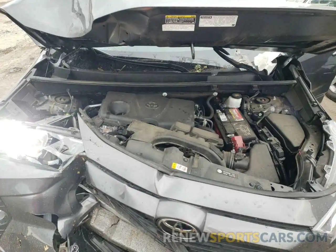 7 Photograph of a damaged car 2T3A1RFV1KW004694 TOYOTA RAV4 2019