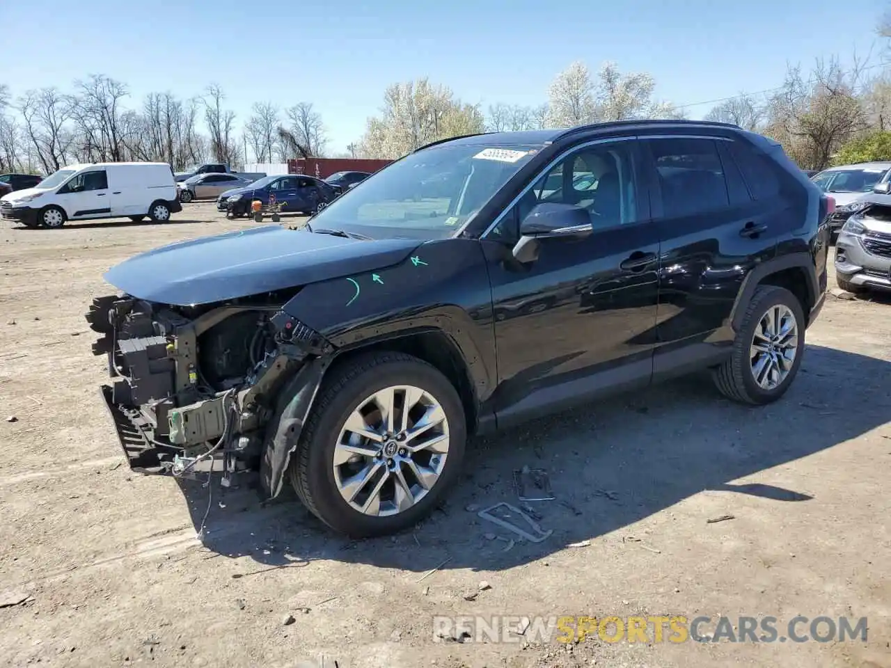 1 Photograph of a damaged car 2T3A1RFV1KW046430 TOYOTA RAV4 2019