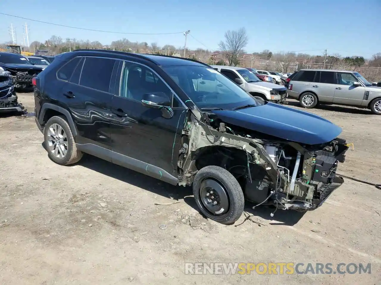 4 Фотография поврежденного автомобиля 2T3A1RFV1KW046430 TOYOTA RAV4 2019