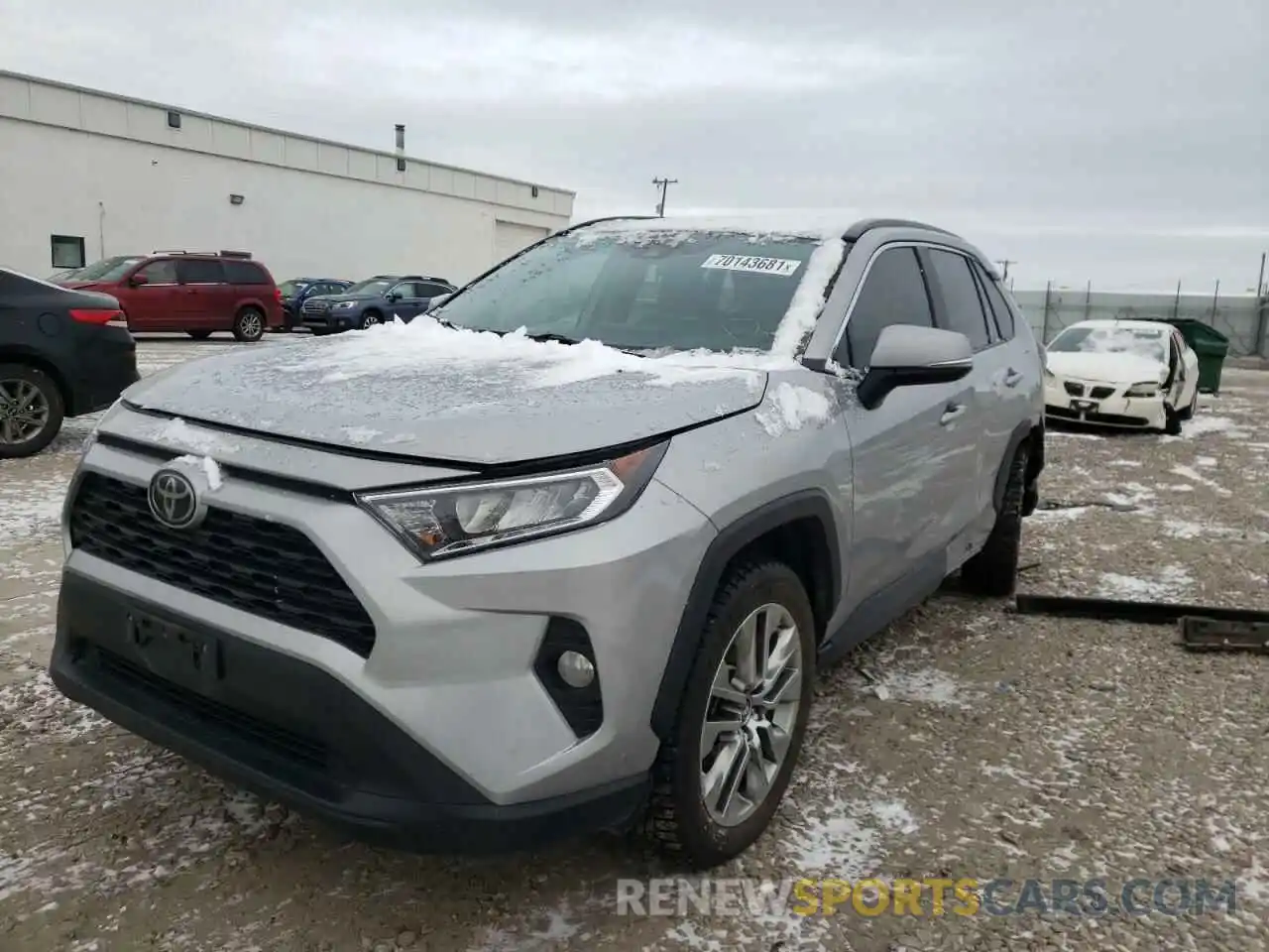 2 Фотография поврежденного автомобиля 2T3A1RFV1KW067312 TOYOTA RAV4 2019